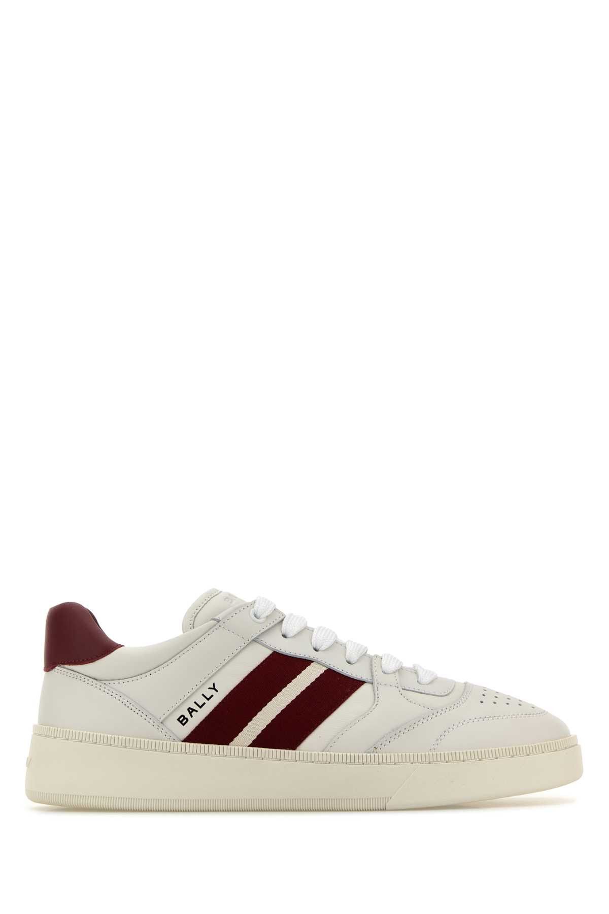 Bally White Leather Rebby Sneakers Size US 7 / EU 40 - 1 Thumbnail