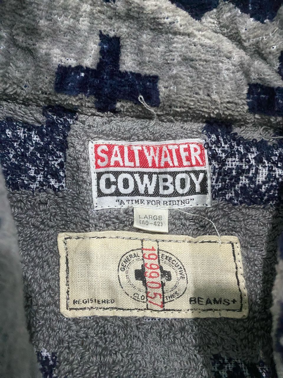 Beams Plus × Native × Vintage Vintage Salt Water Cowboy x Beams Plus Fleece Native Size US L / EU 52-54 / 3 - 3 Thumbnail