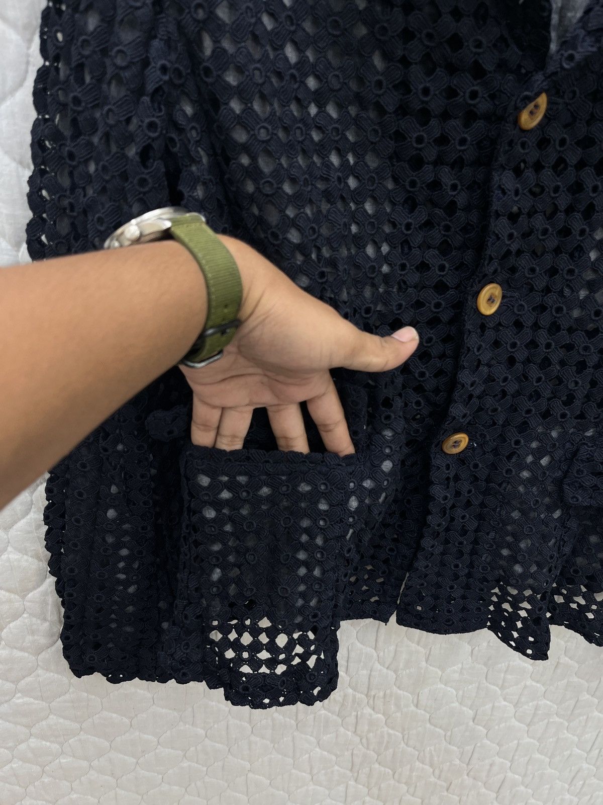 Comme des Garcons 🔥🔥🔥ARCHIVE COMME DES GARCONS CROCHET LACE JACKET Size M / US 6-8 / IT 42-44 - 6 Thumbnail