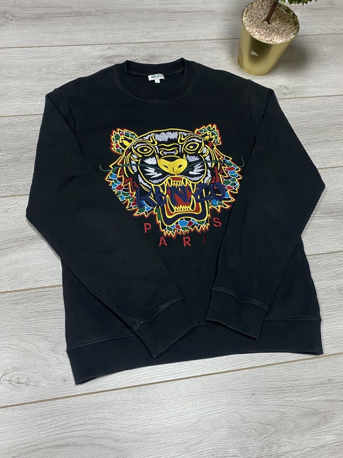 Kenzo Kenzo Paris tiger 🐯 big logo sweatshirt Size US S / EU 44-46 / 1 - 3 Thumbnail