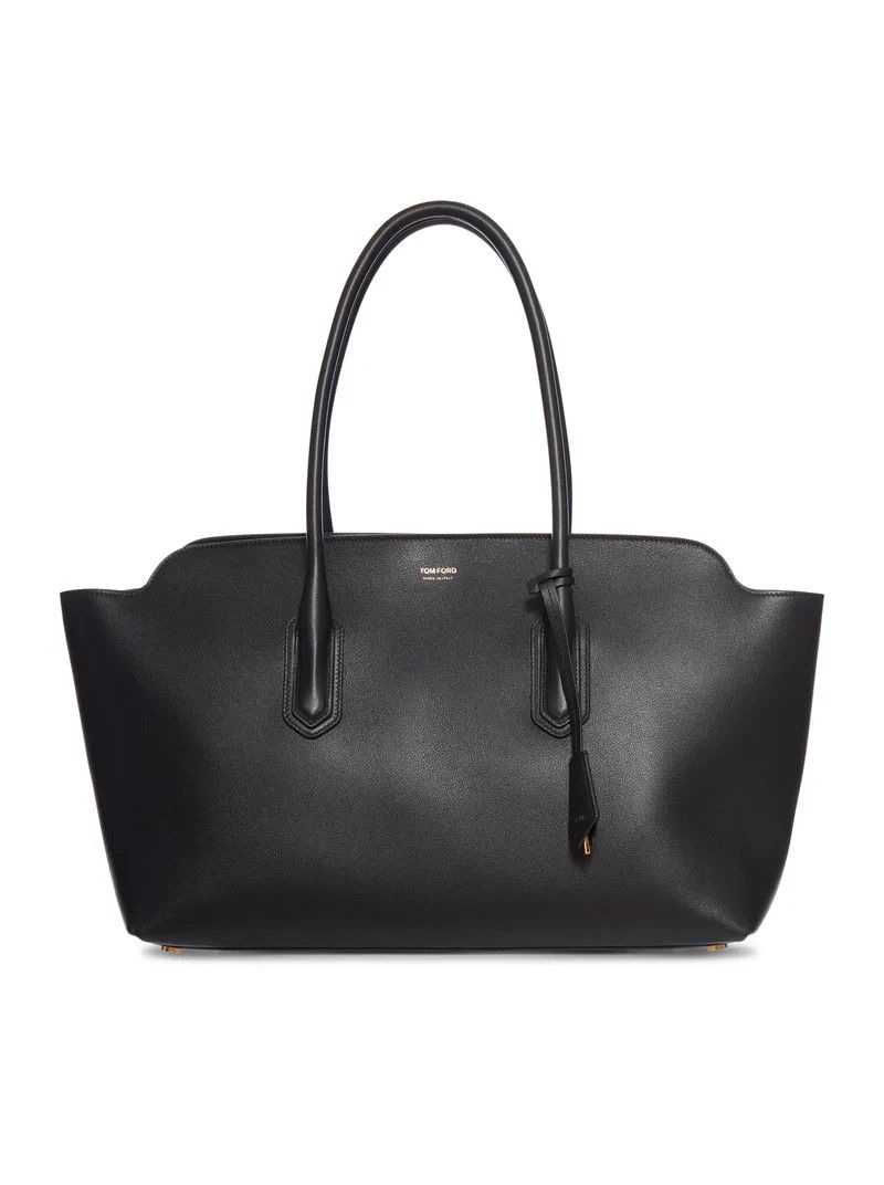 Tom Ford TOM FORD Black Leather Tote Bag New & Authentic Size ONE SIZE - 1 Thumbnail