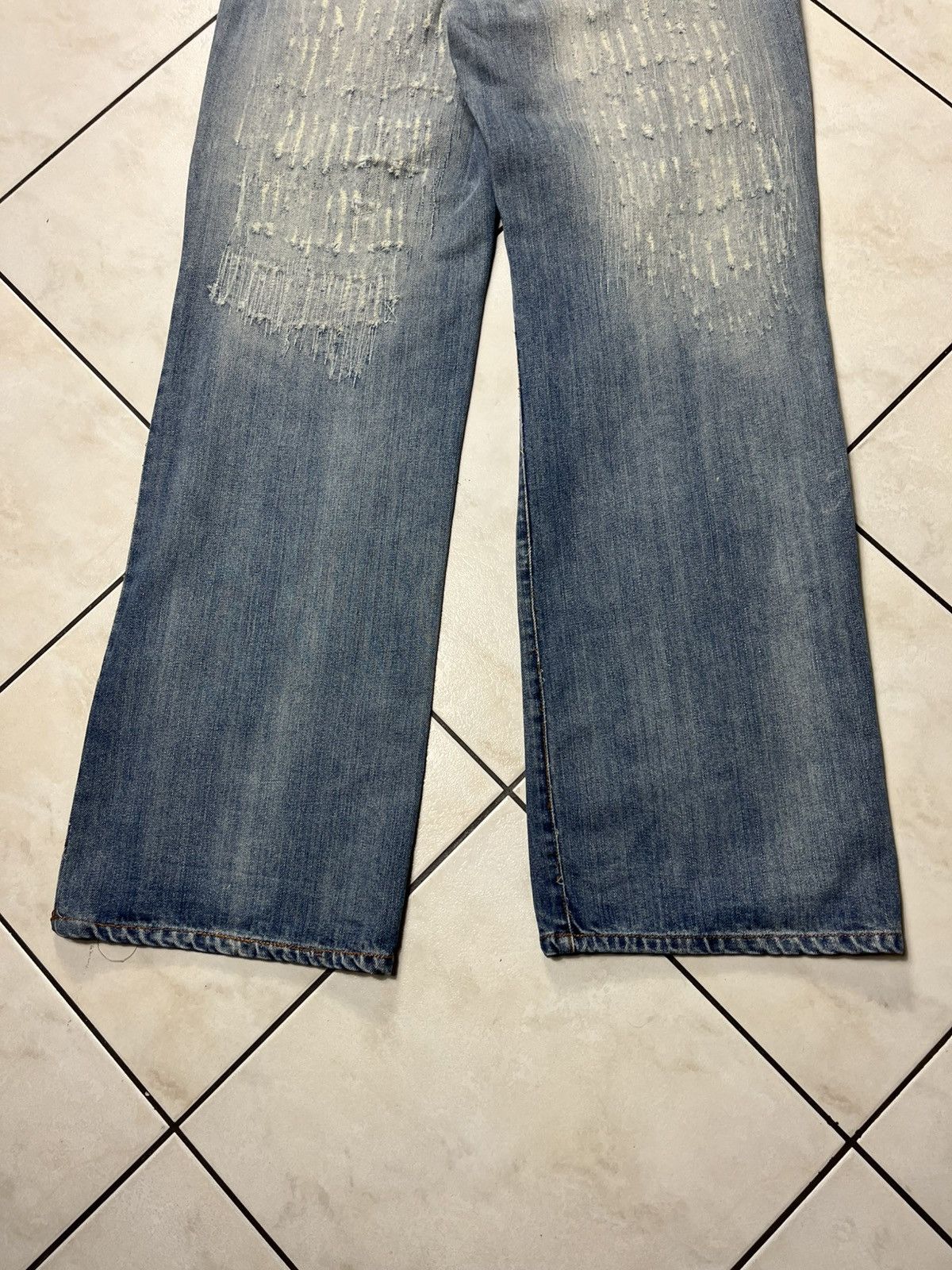 Energie × Vintage Vintage Energie gold baggy washed distressed ripped jeans Size US 36 / EU 52 - 18 Thumbnail