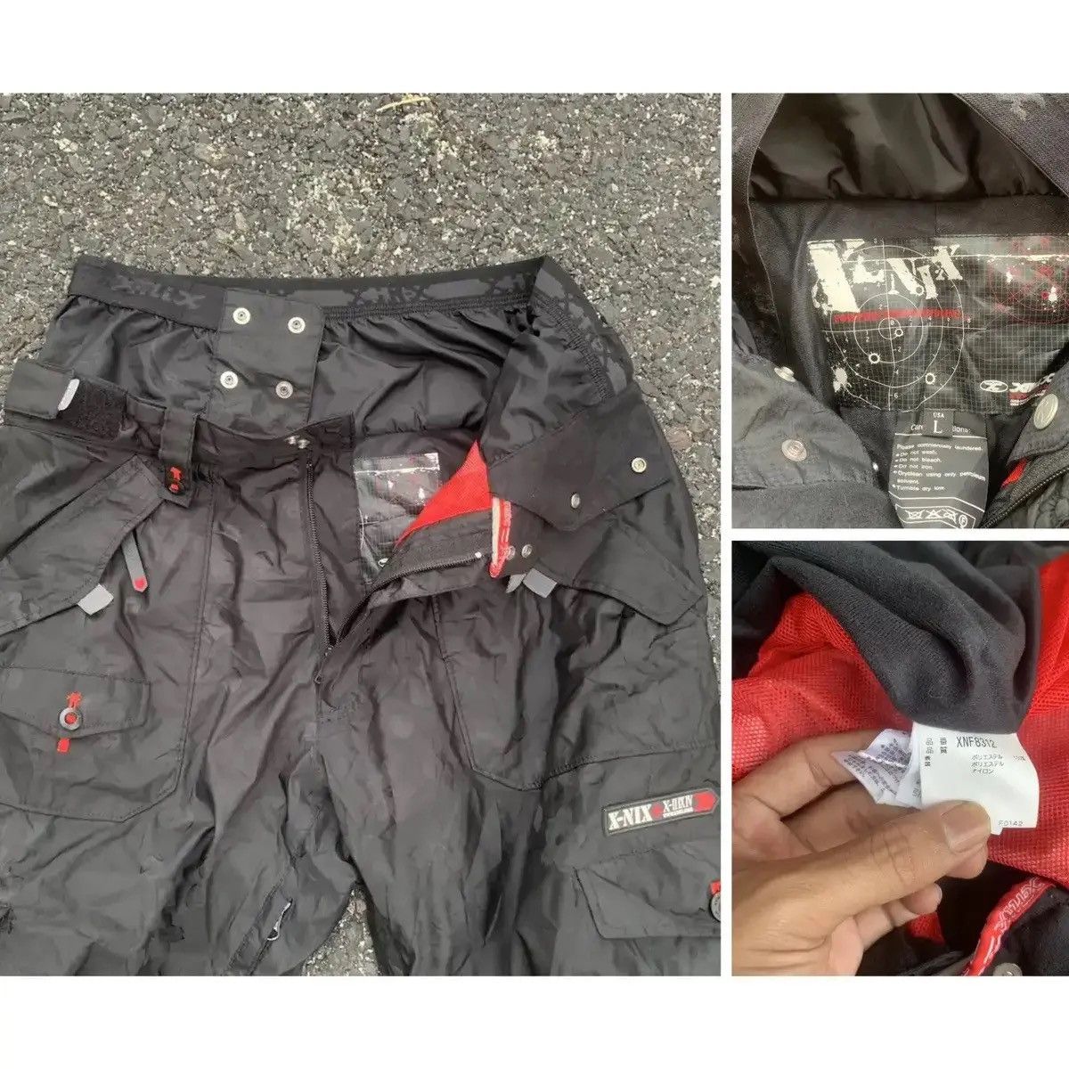 Goretex CRAZY💥 Nix Unisex Ski Multi Pocket Zip Pants Spring Waist L Size US 34 / EU 50 - 20 Thumbnail