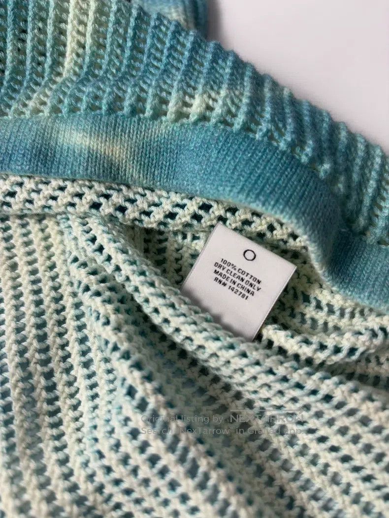 Aime Leon Dore Aime Leon Dore Tie-Dye Wave Warm Knit Open-Back Vest Size US M / EU 48-50 / 2 - 6 Thumbnail
