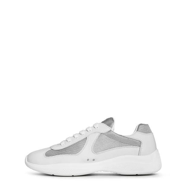 Prada Men'S Americas Cup Leather Prada Trainers Size US 10 / EU 43 - 3 Thumbnail