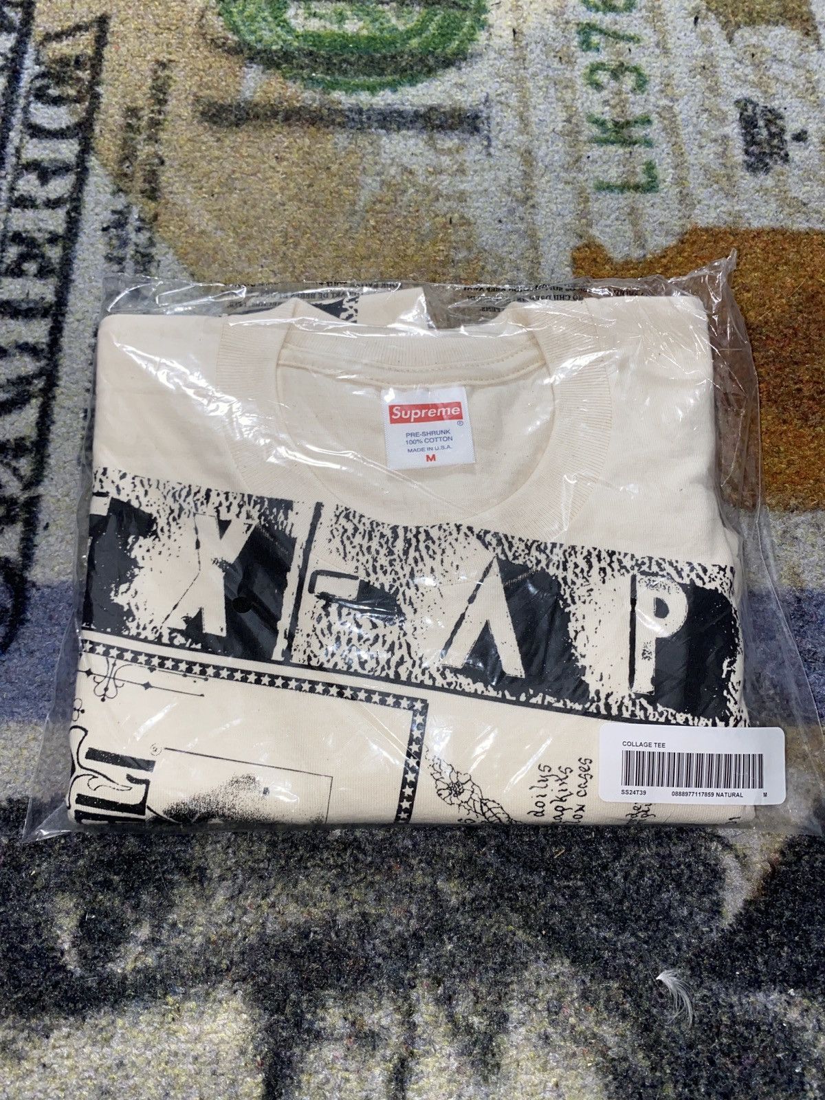 image of Supreme Collage Tee, Men's (Size Medium)