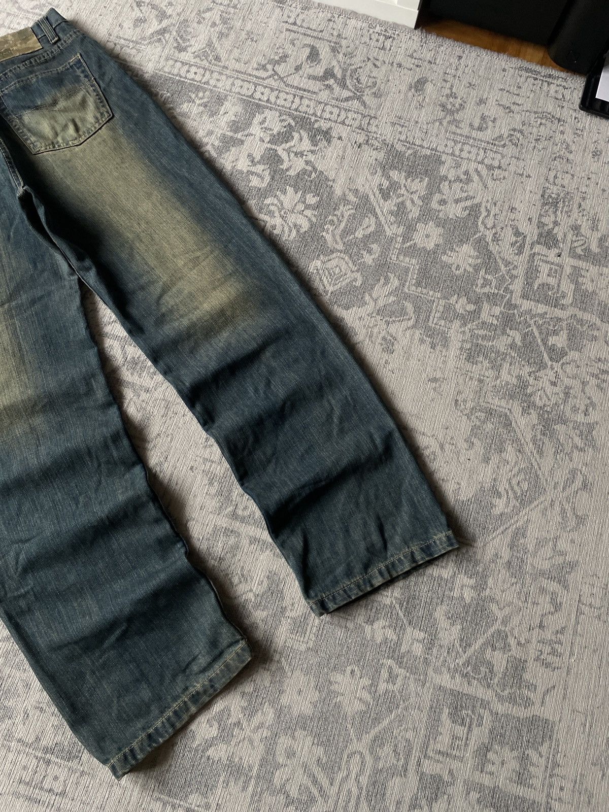 Vintage Vintage Faded Jeans Flared Mud Washed Baggy Japanese Y2K Wid Size US 32 / EU 48 - 8 Thumbnail