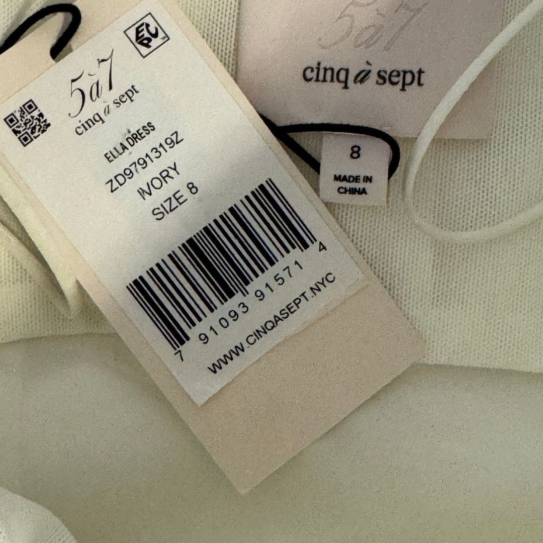 Cinq a Sept NEW Cinq à Sept Ella Strapless Ivory Mini Dress Ivory Sz 8 Size M / US 6-8 / IT 42-44 - 12 Thumbnail