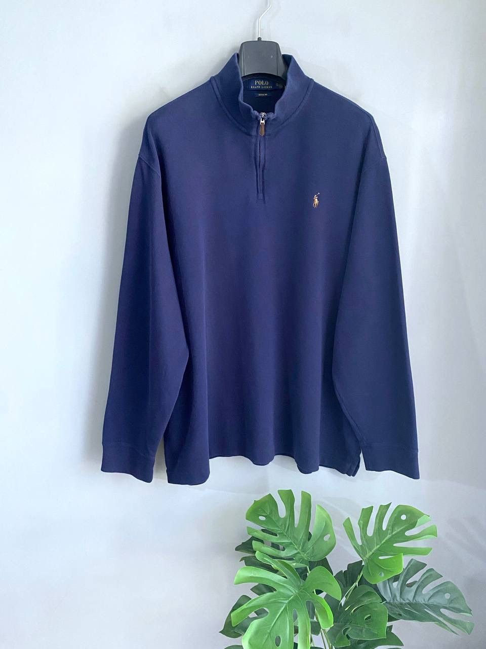 Polo Ralph Lauren Polo Ralph Lauren Double Knit Jaquard Half Zip Sweater, XXL Size US XXL / EU 58 / 5 - 1 Thumbnail