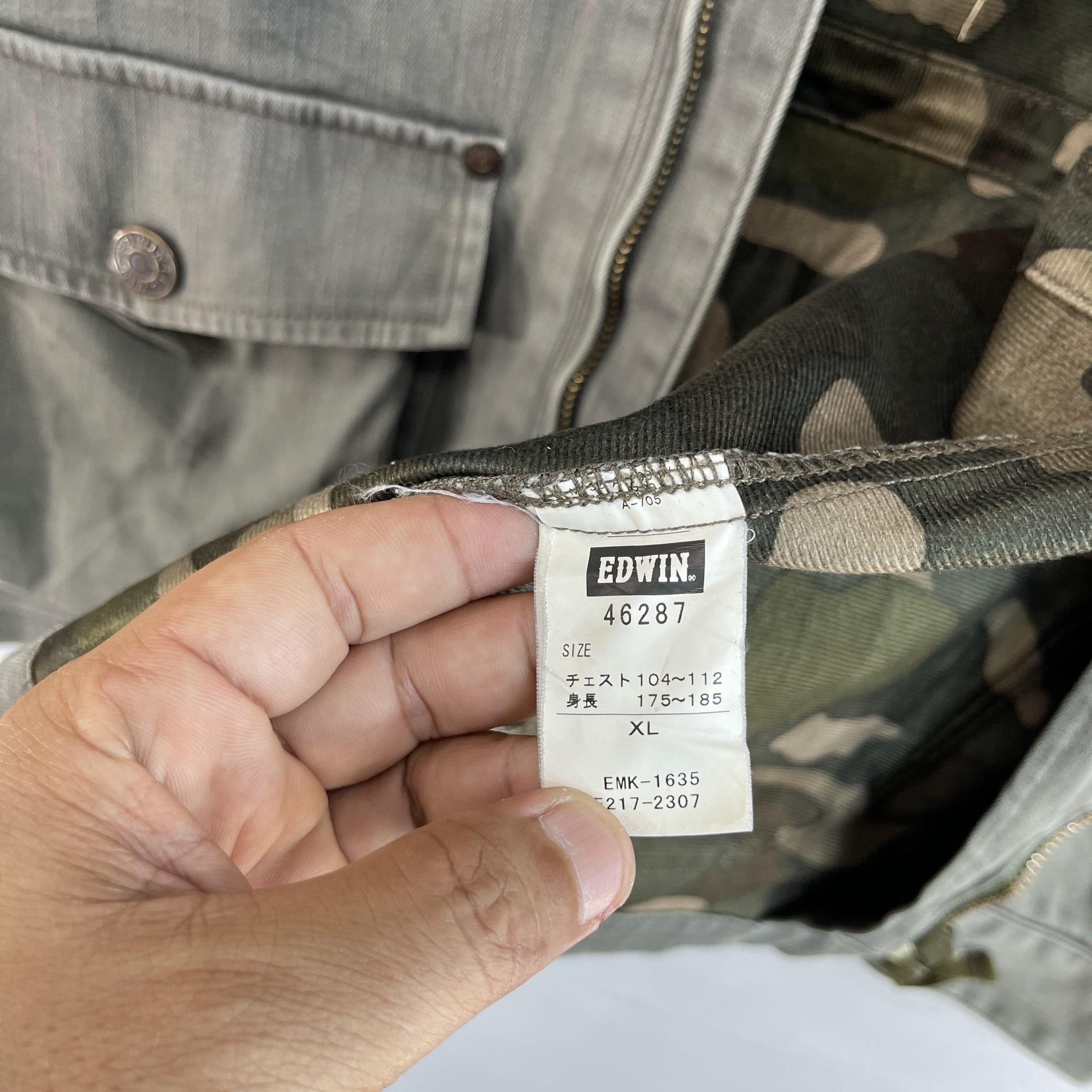 Edwin × Vintage Vintage EDWIN Military Utility Cargo Combat Jacket Size US M / EU 48-50 / 2 - 6 Thumbnail
