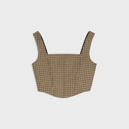 Celine o1bcso1str0824 Crop Top in Brown Size XS / US 0-2 / IT 36-38 - 1 Preview