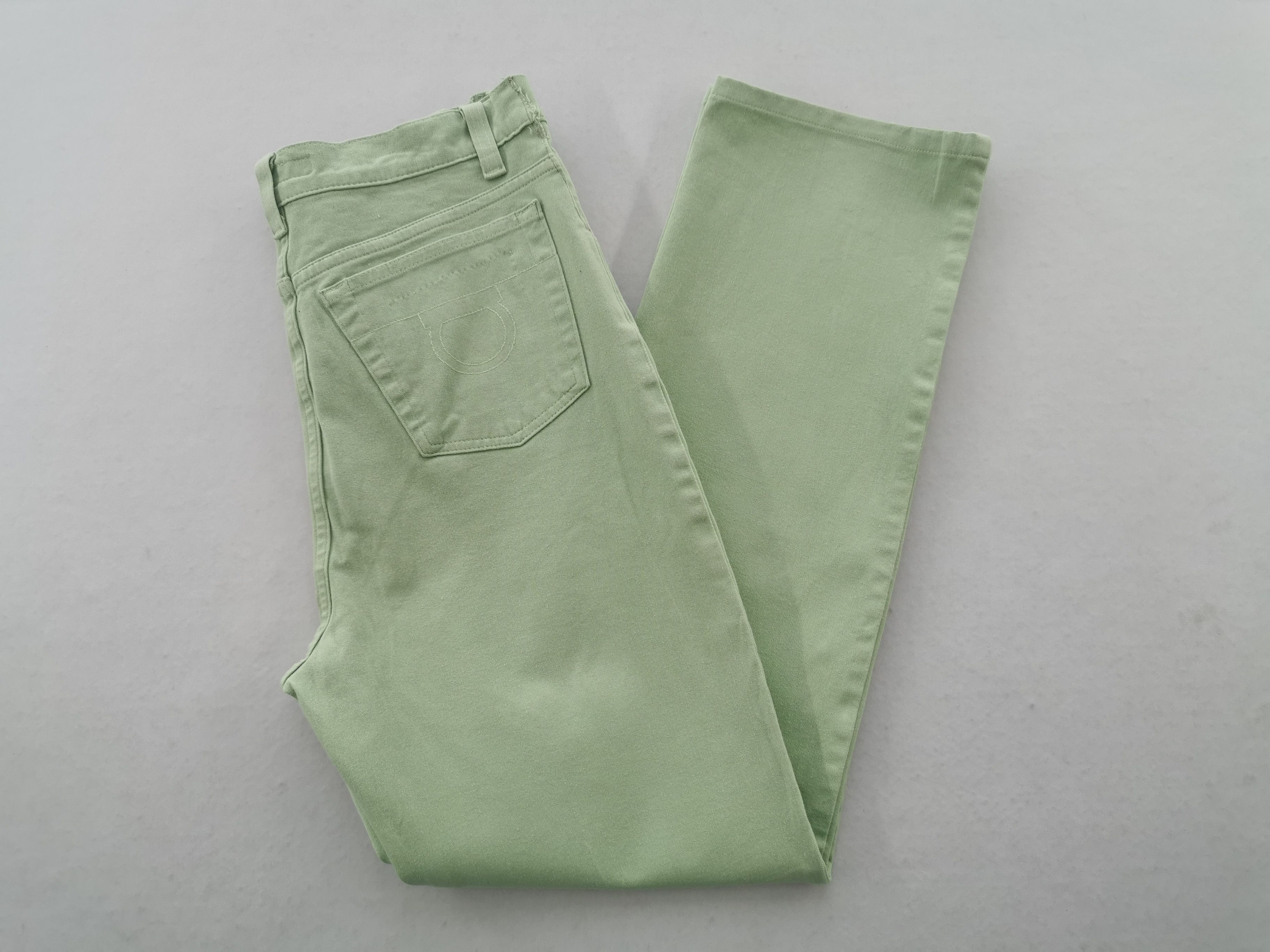 Salvatore Ferragamo Vintage 90s Salvatore Ferragamo Denim Made In Italy Size 29" - 5 Thumbnail
