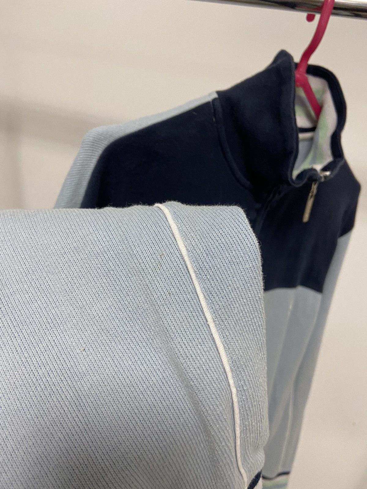 Vintage × Yves Saint Laurent Yves Saint Laurent Vintage Zip Sweatshirt Big Logo Luxury Size US L / EU 52-54 / 3 - 8 Thumbnail