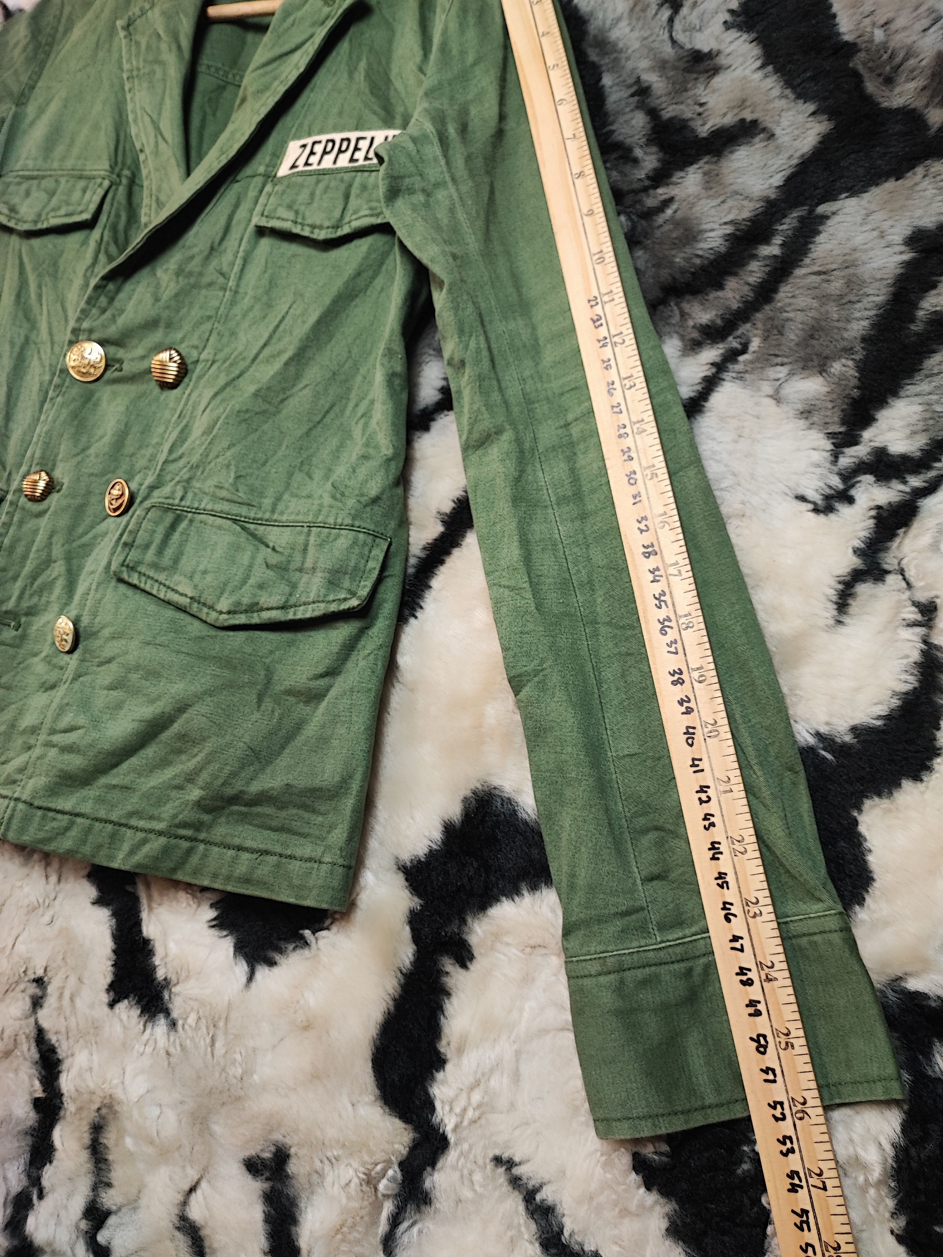 SLY SLY ZEPPELIN ARMY CHORE DENIM STYLE JAPAN Size US S / EU 44-46 / 1 - 17 Thumbnail