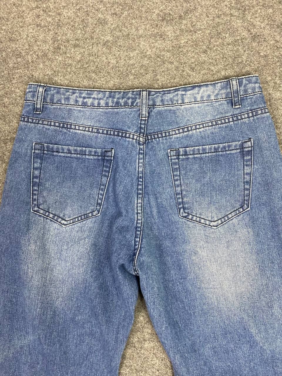 Japanese Brand japanese brand nice distressed design denim Size 33" - 3 Thumbnail