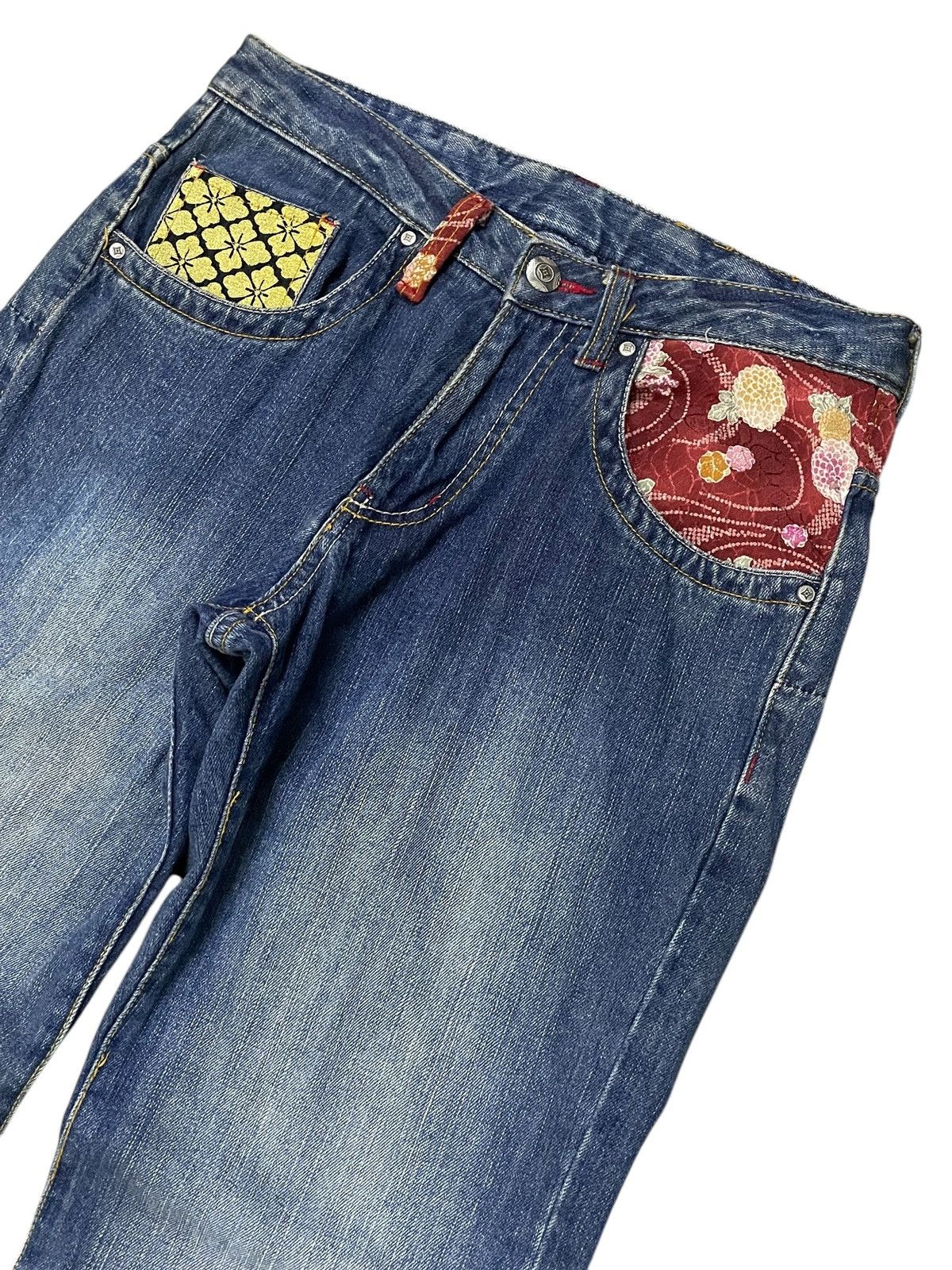 Japanese Brand × PPFM × Red Monkey Gumu Japan Multi Pocket Japanese Crafted Art Baggy Jeans Size US 30 / EU 46 - 4 Thumbnail