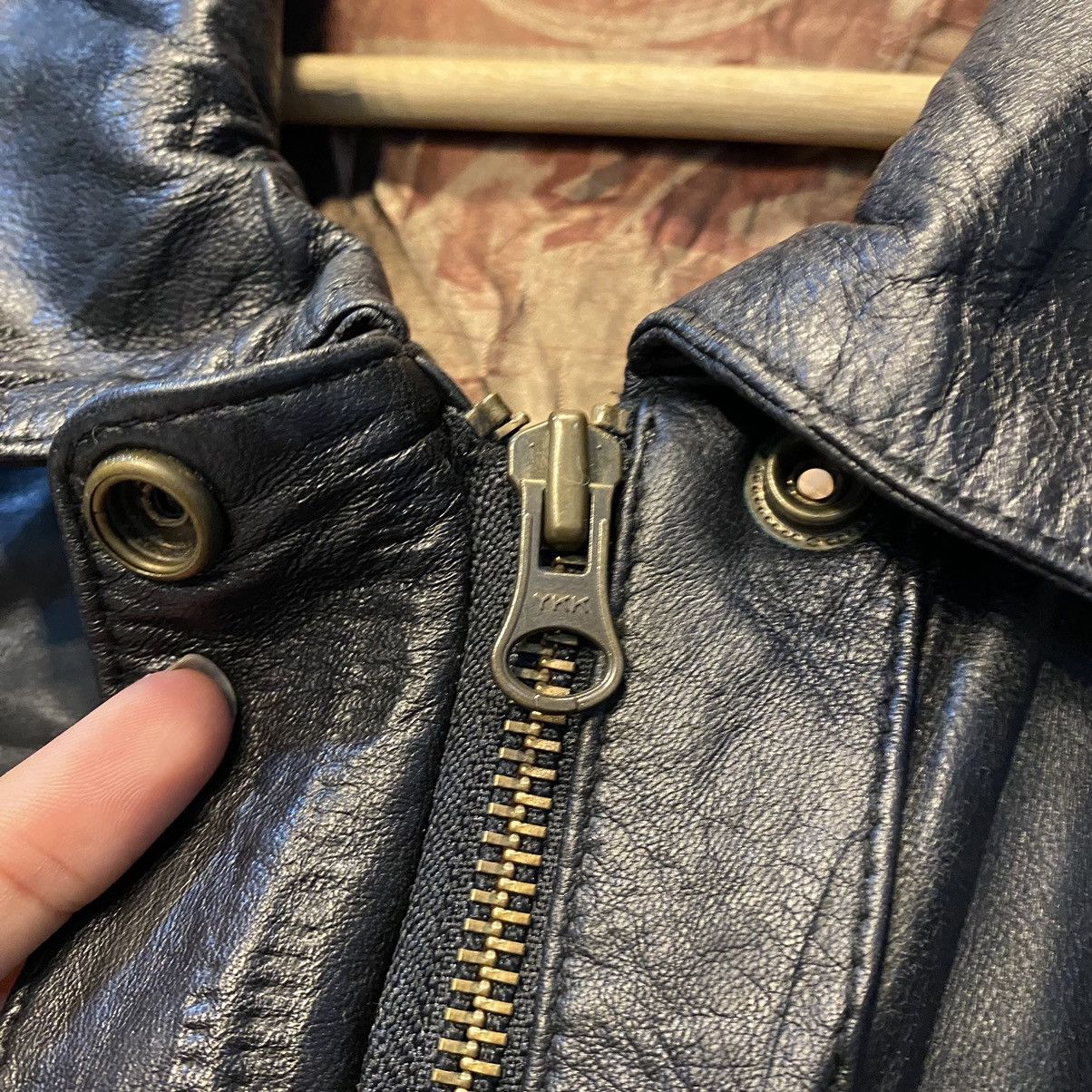 Japanese Brand × Vintage VTG Unbranded Archival Clothing Rare Design Leather Jacket Size US L / EU 52-54 / 3 - 10 Thumbnail