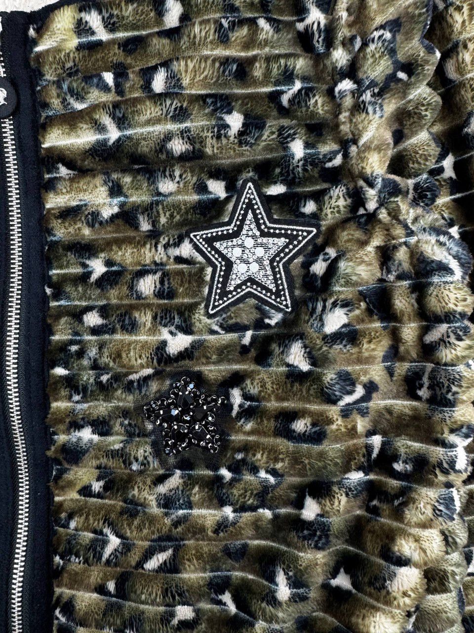 Sportalm Kitzbuhel Sportalm Kitzbuhel Womens Faux Fur Jacket Leopard Alpine36 Size M / US 6-8 / IT 42-44 - 5 Thumbnail