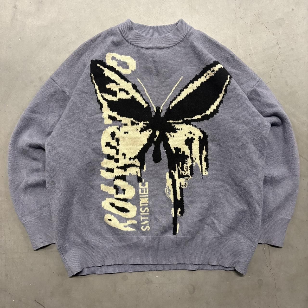 Vintage Crazy Vintage Y2K/2000s Butterfly Y2K Design Cozy Sweatshirt Crewneck! Size S / US 4 / IT 40 - 1 Thumbnail