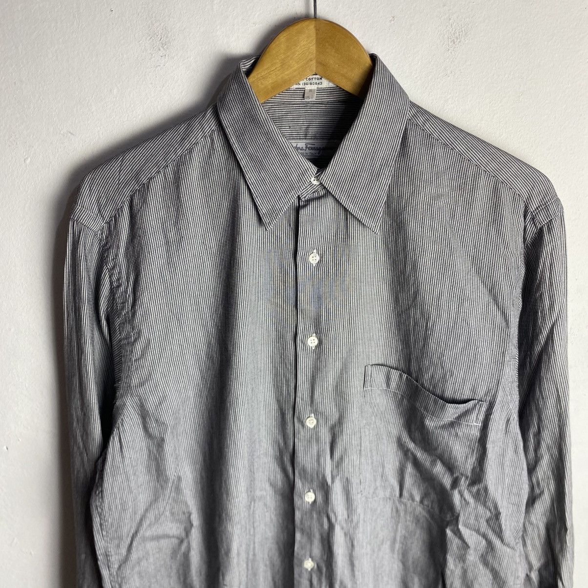 Salvatore Ferragamo Vintage Salvatore Ferragamo Shirts Size US L / EU 52-54 / 3 - 2 Thumbnail