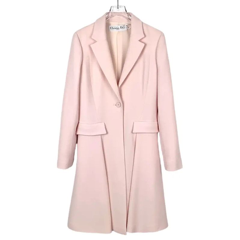 Dior Dior Light Pink Women's Wool Jacket 0089 Size XS / US 0-2 / IT 36-38 - 1 Thumbnail