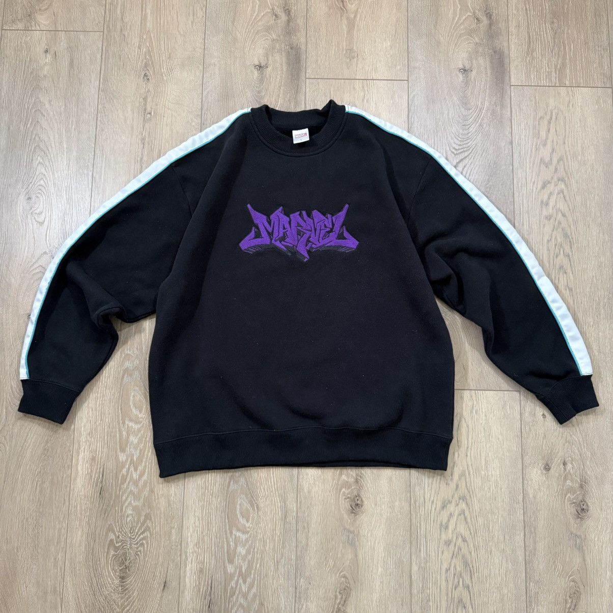 Japanese Brand × Marvel Comics Black Marvel/Japan fleece crewneck Size US L / EU 52-54 / 3 - 3 Thumbnail
