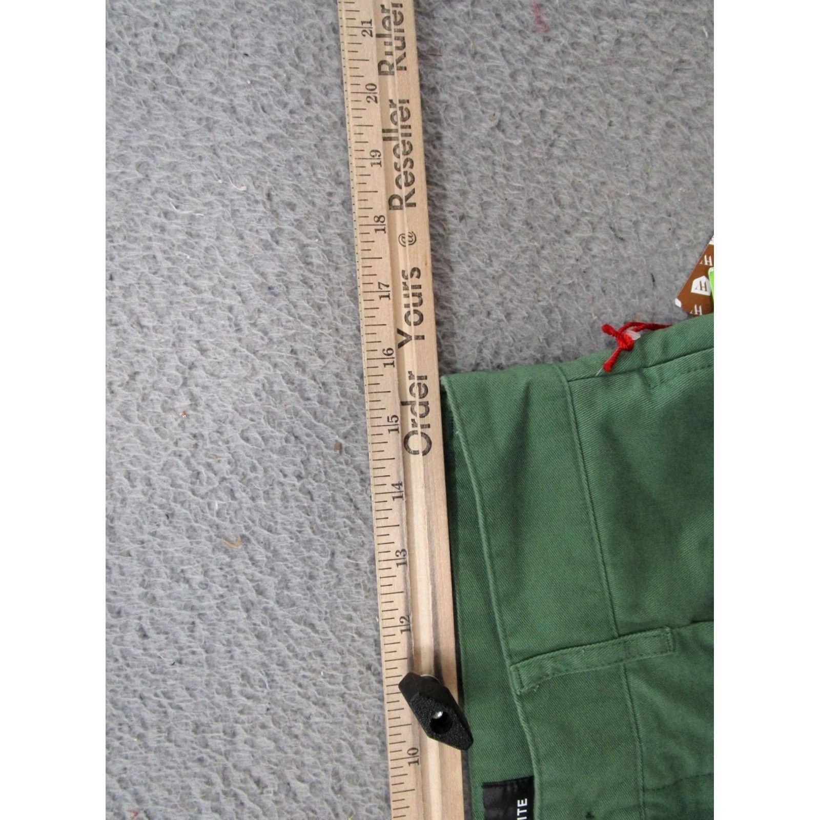Vintage Houston White Mens Chino Pants Wide-Leg Green 31x30 NEW Size US 31 - 5 Thumbnail