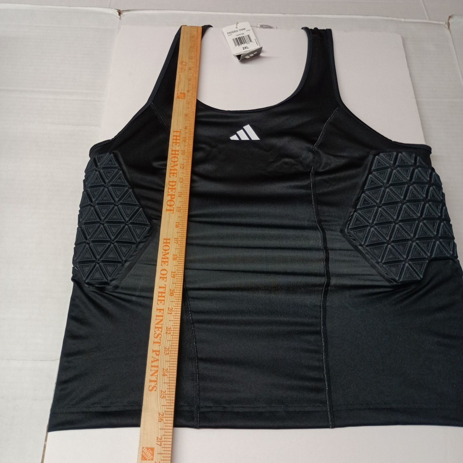 Adidas Adidas Basketball Padded Aeroready Tank Shirt Size Men's 2XL Size US XXL / EU 58 / 5 - 3 Thumbnail