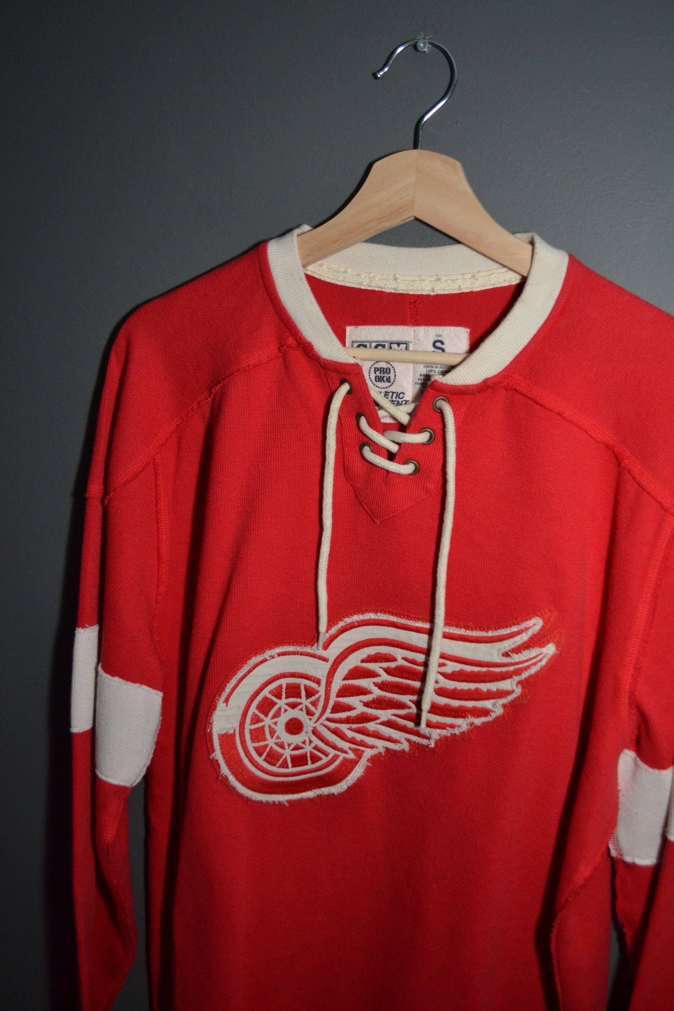 Ccm NHL CCM Reebok Detroit Red Wings Hockey S Lace Up Size US S / EU 44-46 / 1 - 1 Thumbnail