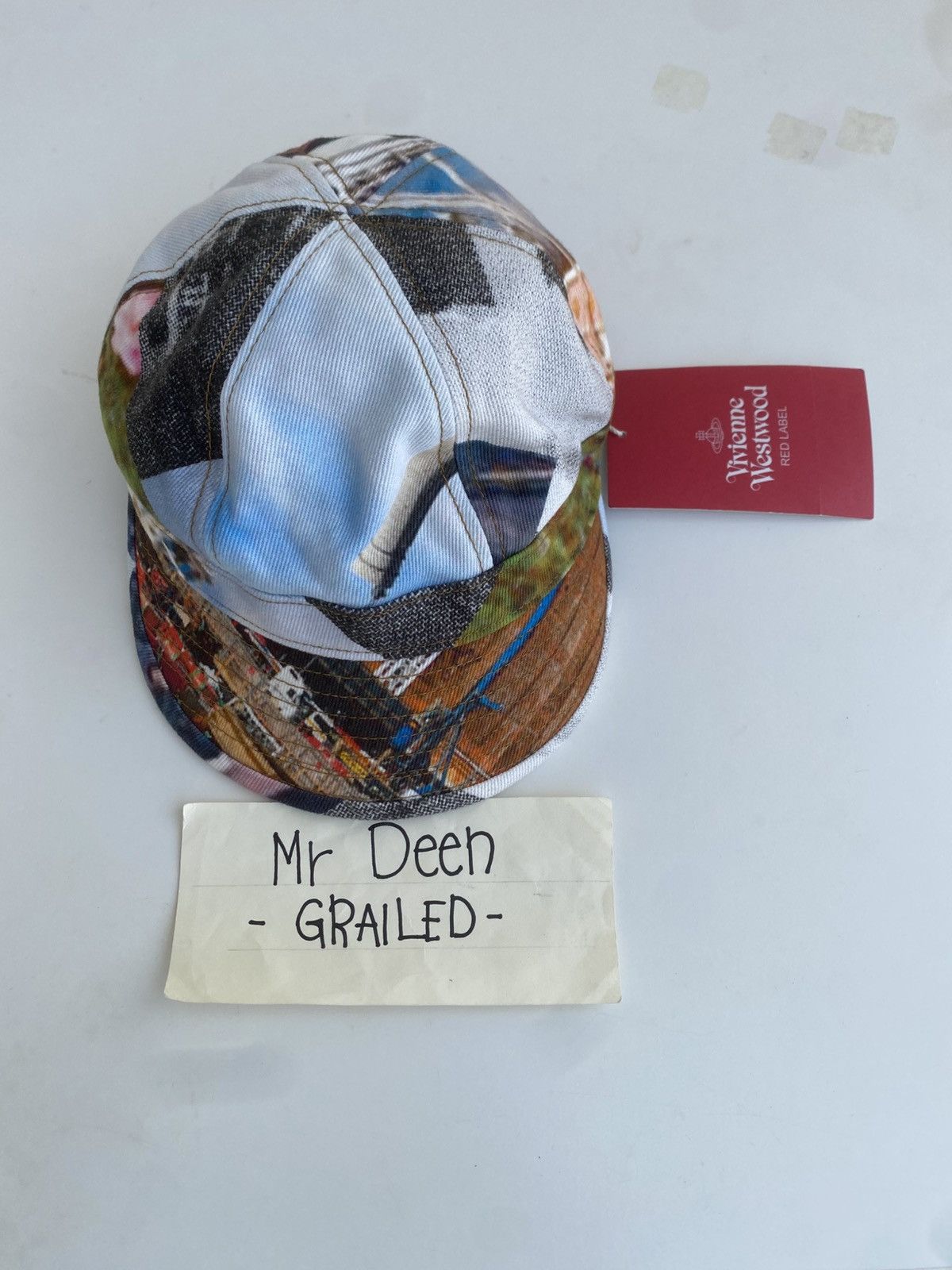 Vivienne Westwood Rare Vivienne Westwood Crazy Design All Over Print Hat Size ONE SIZE - 6 Thumbnail