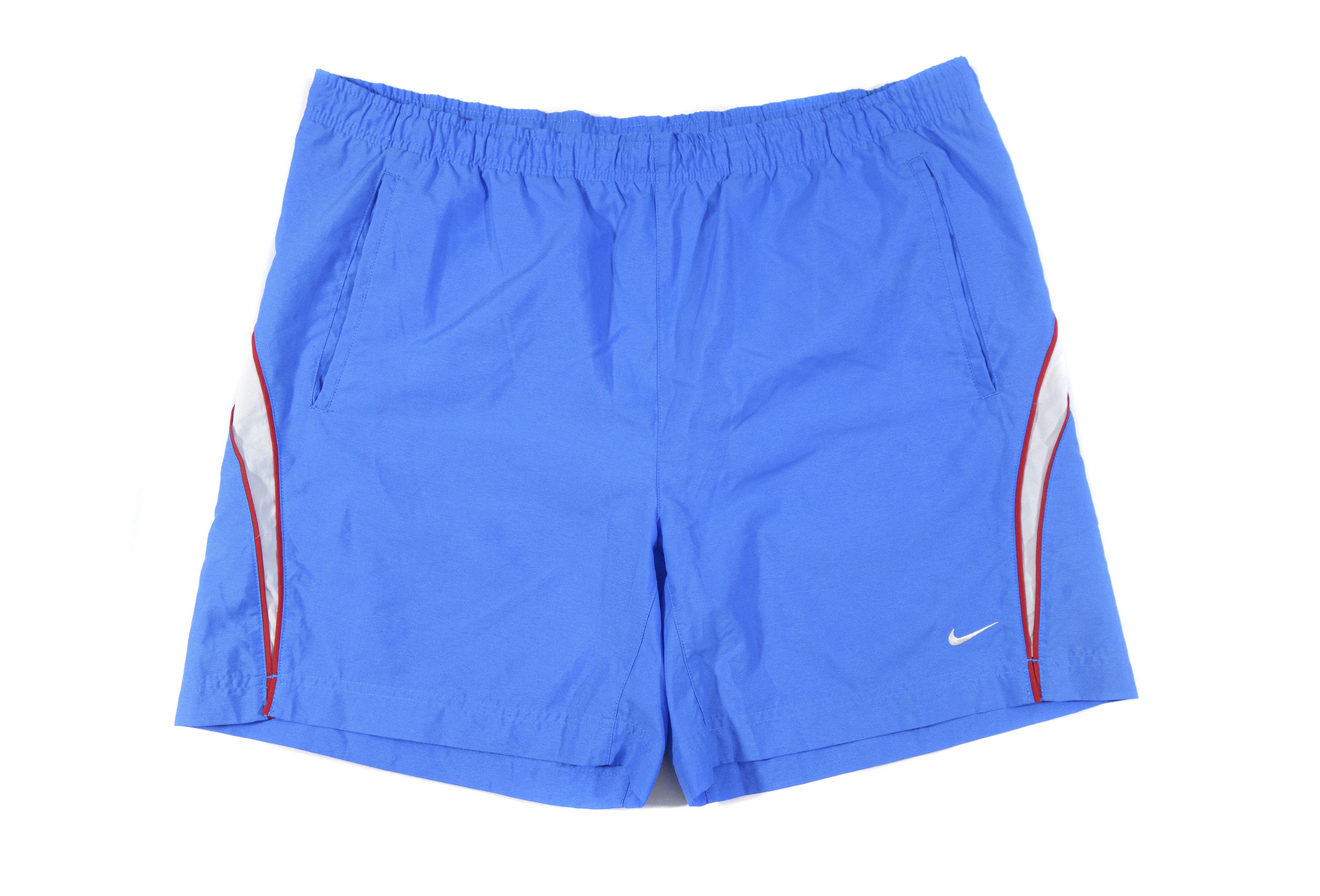 Nike 90S Swoosh Logo Swim Shorts Size US 36 / EU 52 - 1 Thumbnail
