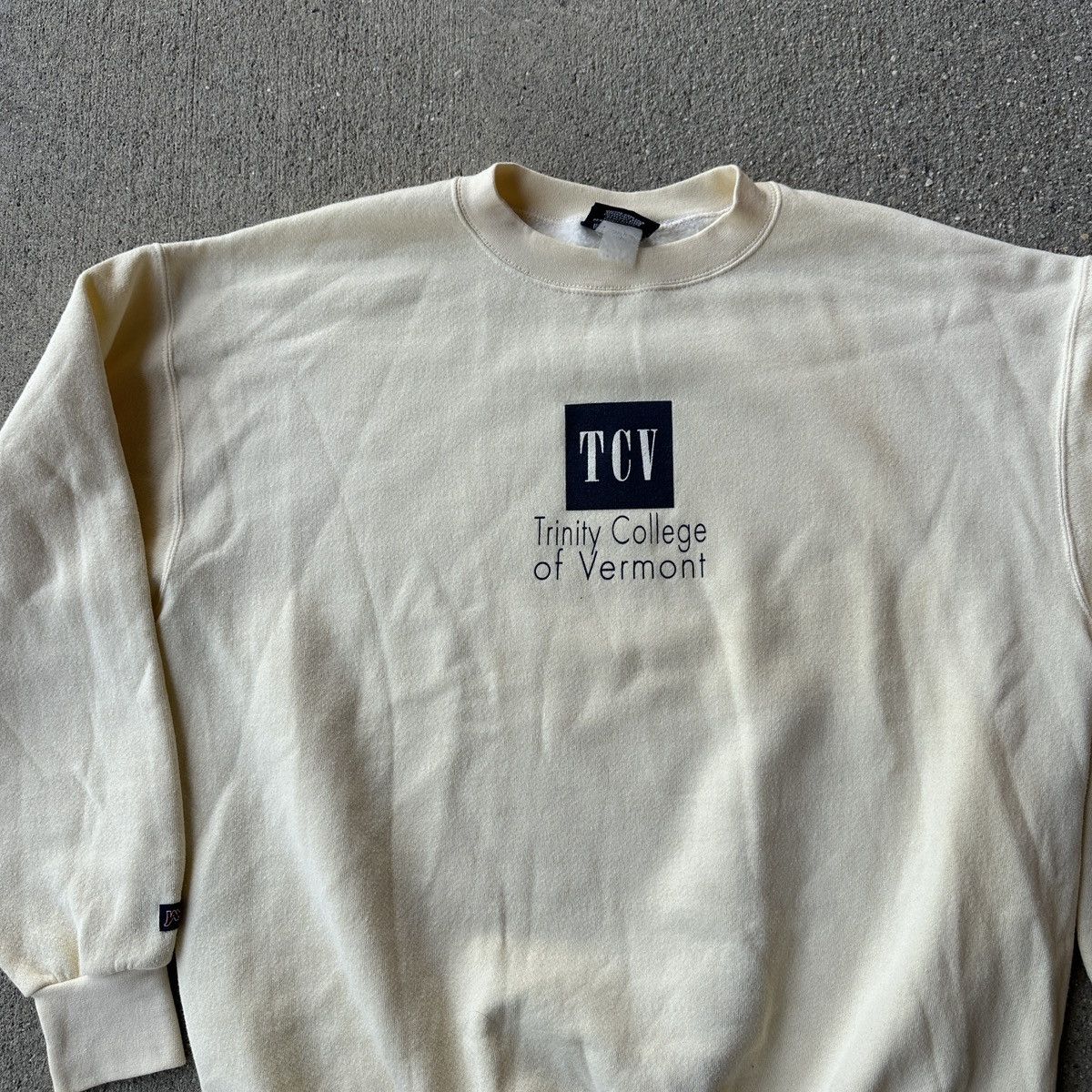 Jansport Vintage Trinity College of Vermont sweatshirt Size US L / EU 52-54 / 3 - 3 Thumbnail