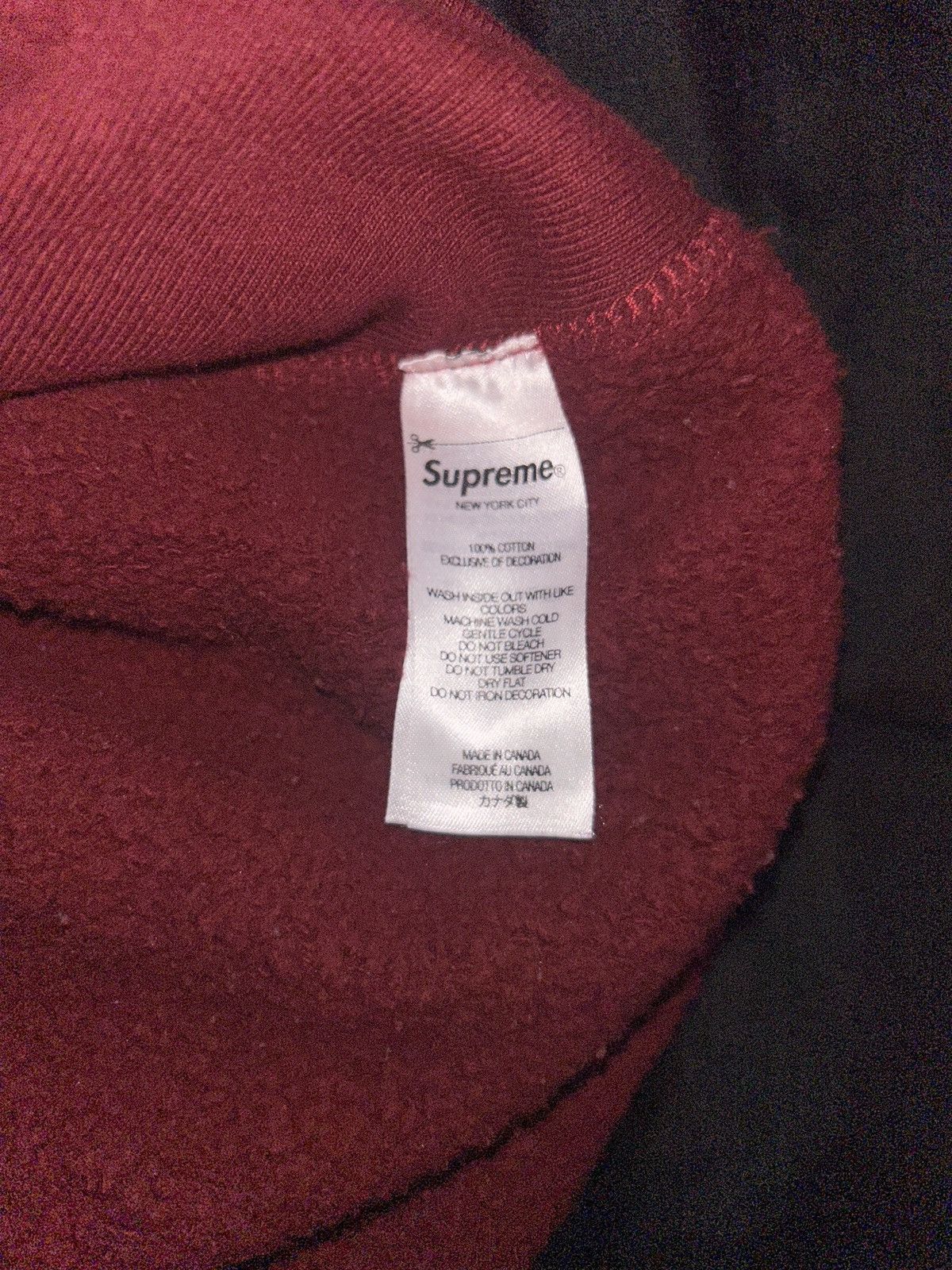 Supreme × Vintage Supreme crew neck Size US L / EU 52-54 / 3 - 4 Thumbnail