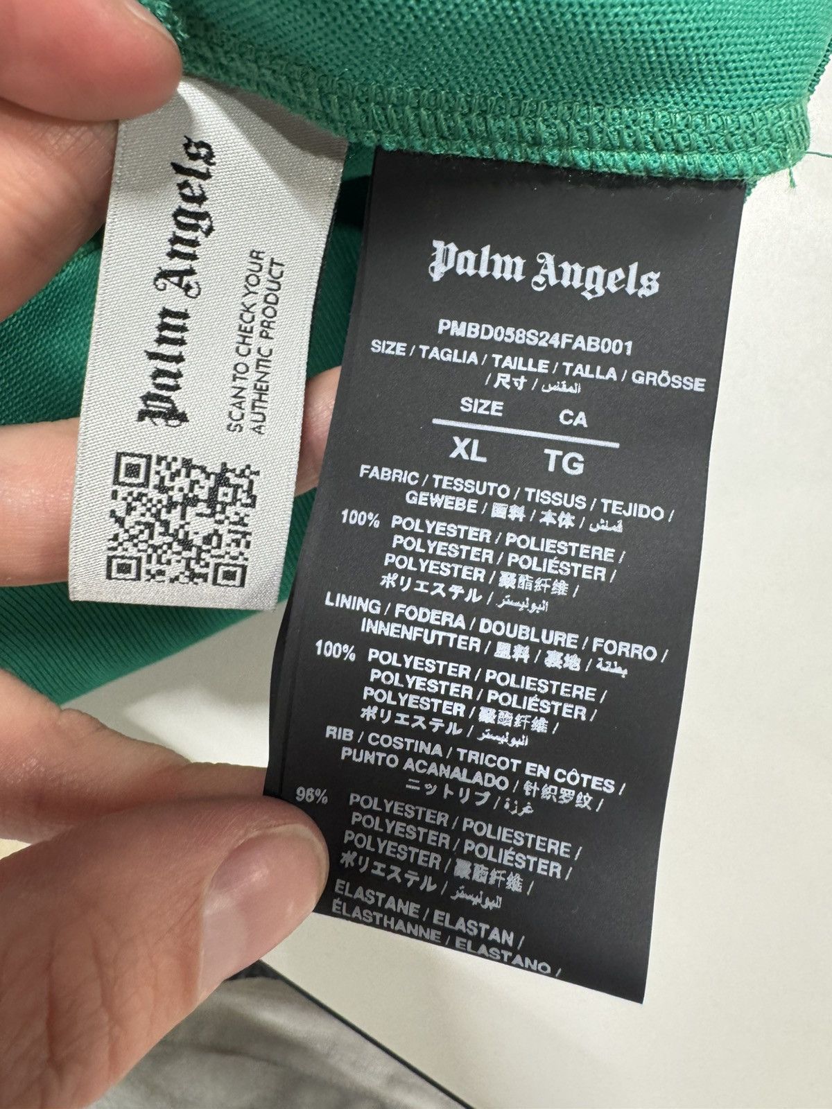 Palm Angels Palm Angels New Classic Track Jacket NEW 700$ Size US XL / EU 56 / 4 - 5 Thumbnail