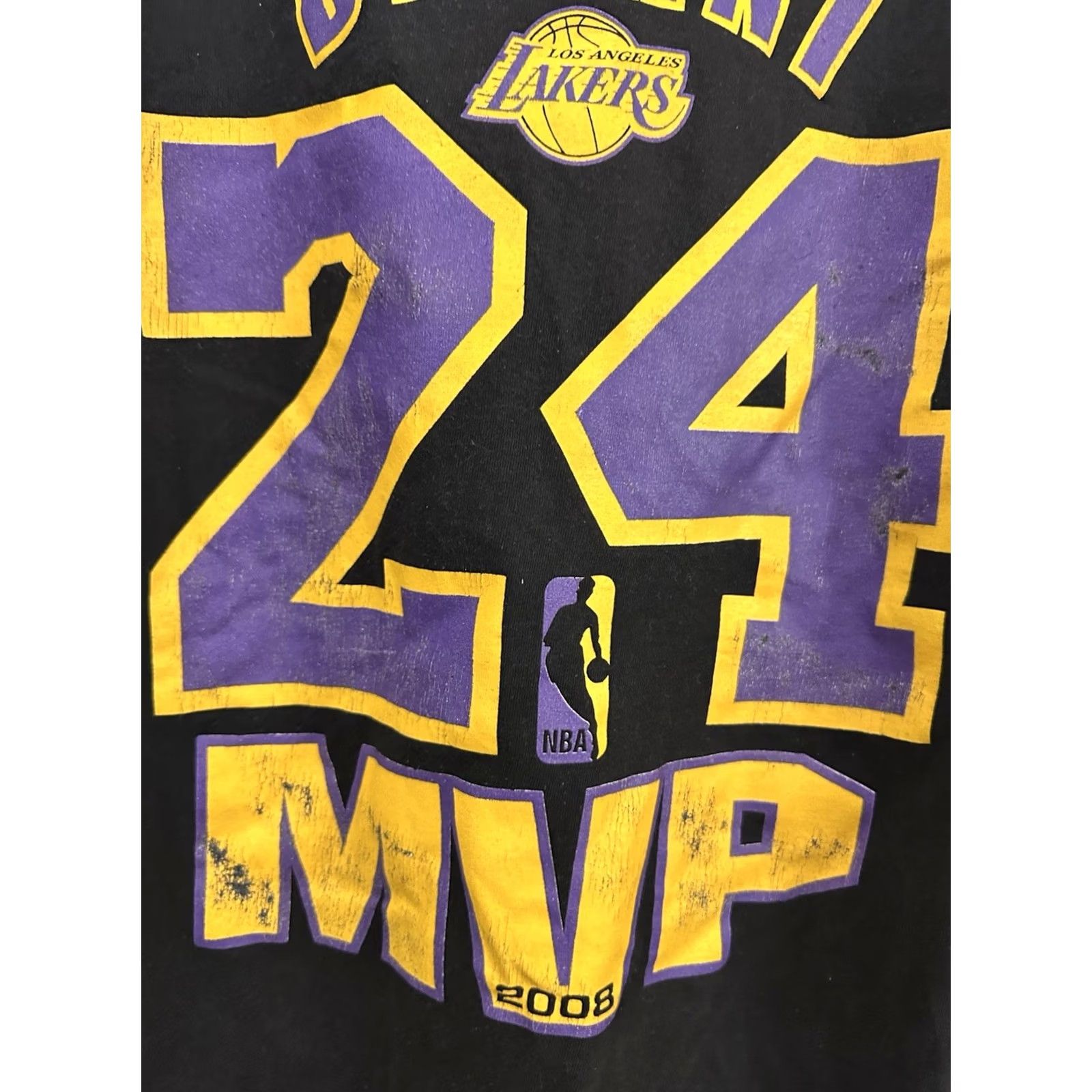 Doublet VTG Kobe Bryant 2008 MVP LA Lakers Rap Tee Double Sided Faded T-Shirt L RARE Shirt Men Large Black Nike? Size US L / EU 52-54 / 3 - 5 Thumbnail