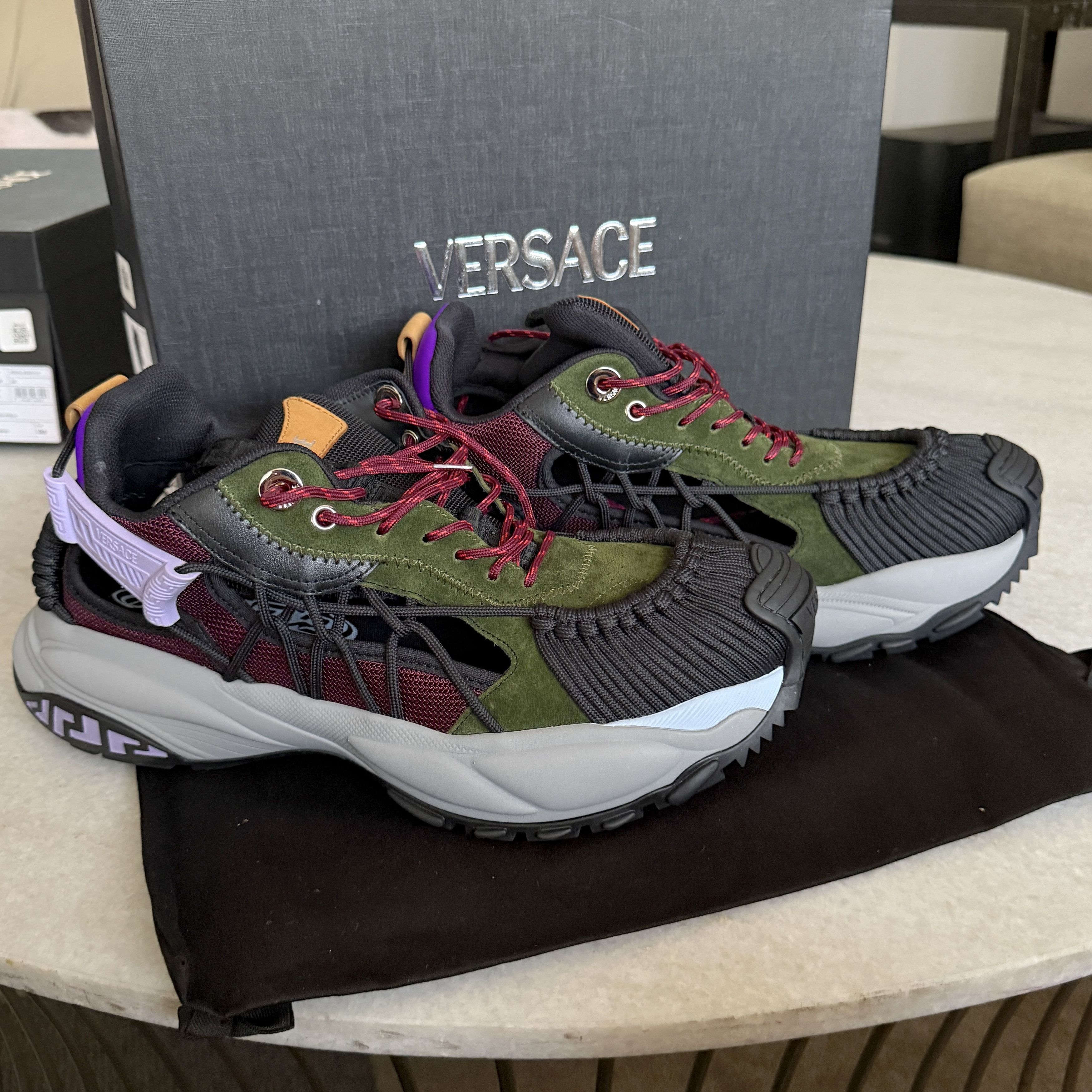 Versace Versace Trigreca Sneakers Mens 1016711 EU 41 US 8 Size US 8 / EU 41 - 4 Thumbnail