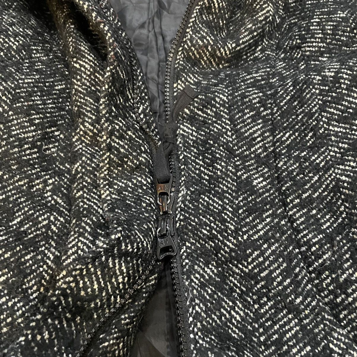 Japanese Brand 2000s SLY Wool - Blend Herringbone Pattern Down Coat Size US S / EU 44-46 / 1 - 4 Thumbnail