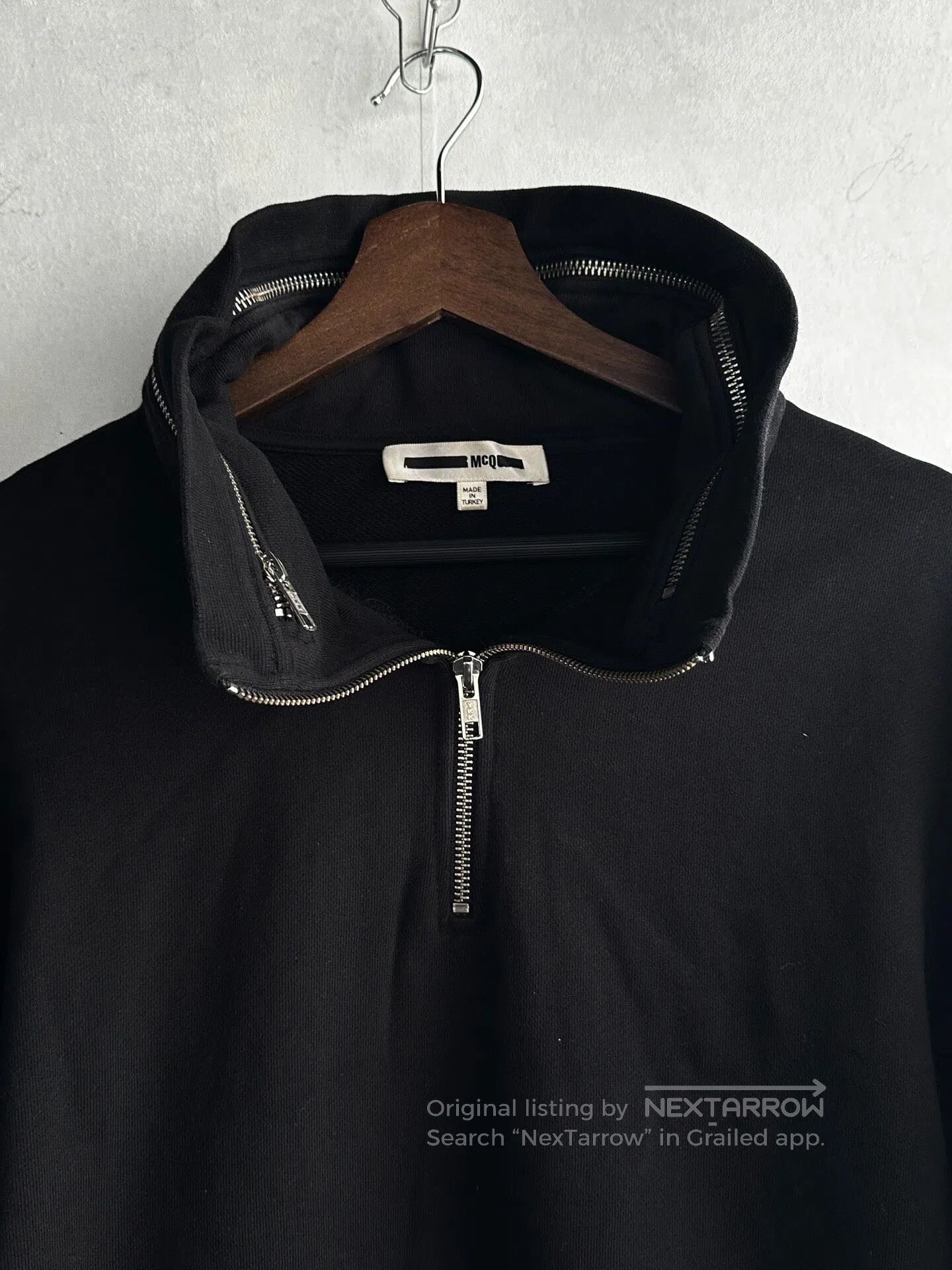Alexander McQueen ALEXANDER MCQUEEN Zippered, double-layered hooded sweatshi Size US XS / EU 42 / 0 - 1 Thumbnail