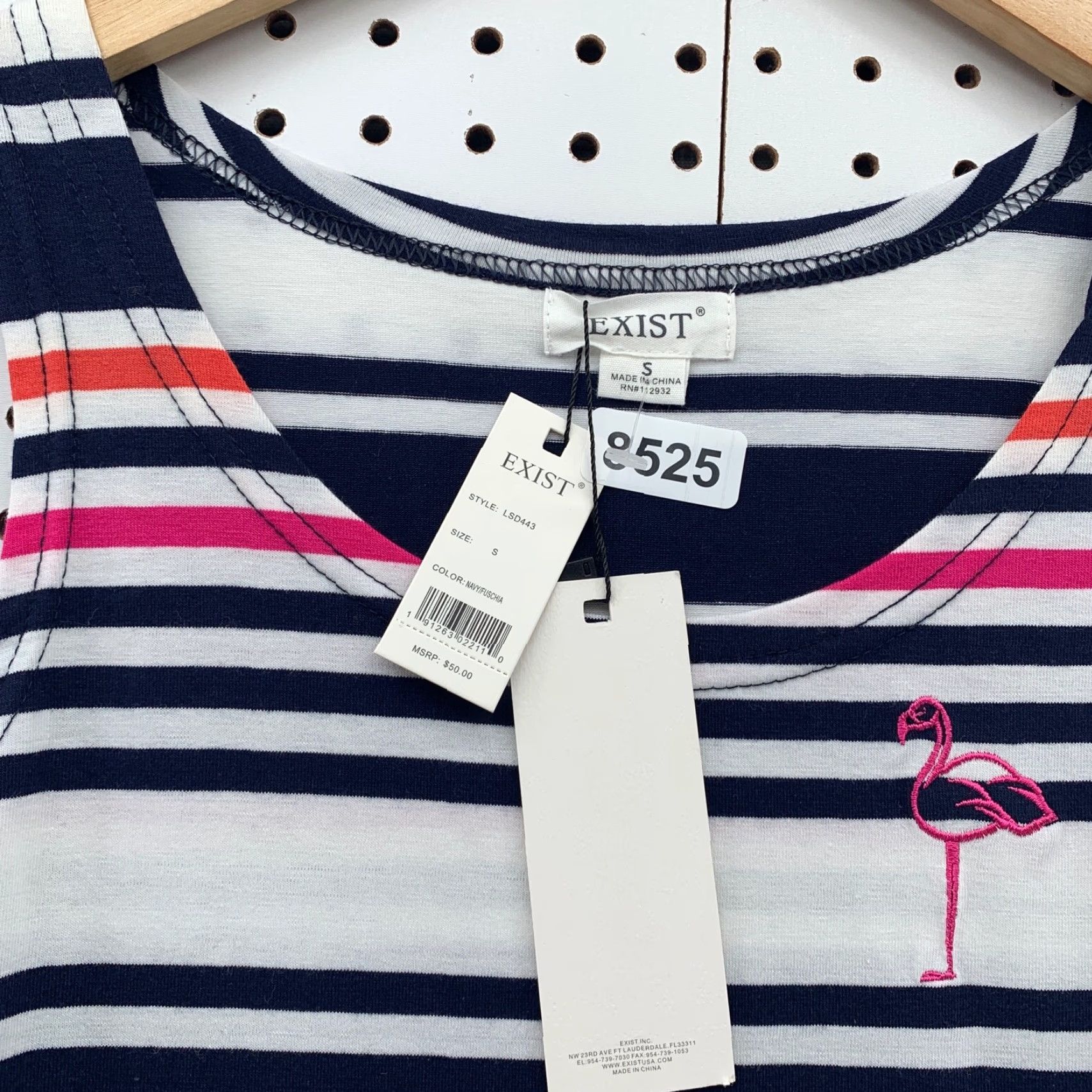 Vintage NEW Exist Women’s Maxi Dress Size Small Black White Pink Striped Sleeveless Round Neck Spring Summer NWT Womens Size S / US 4 / IT 40 - 2 Thumbnail