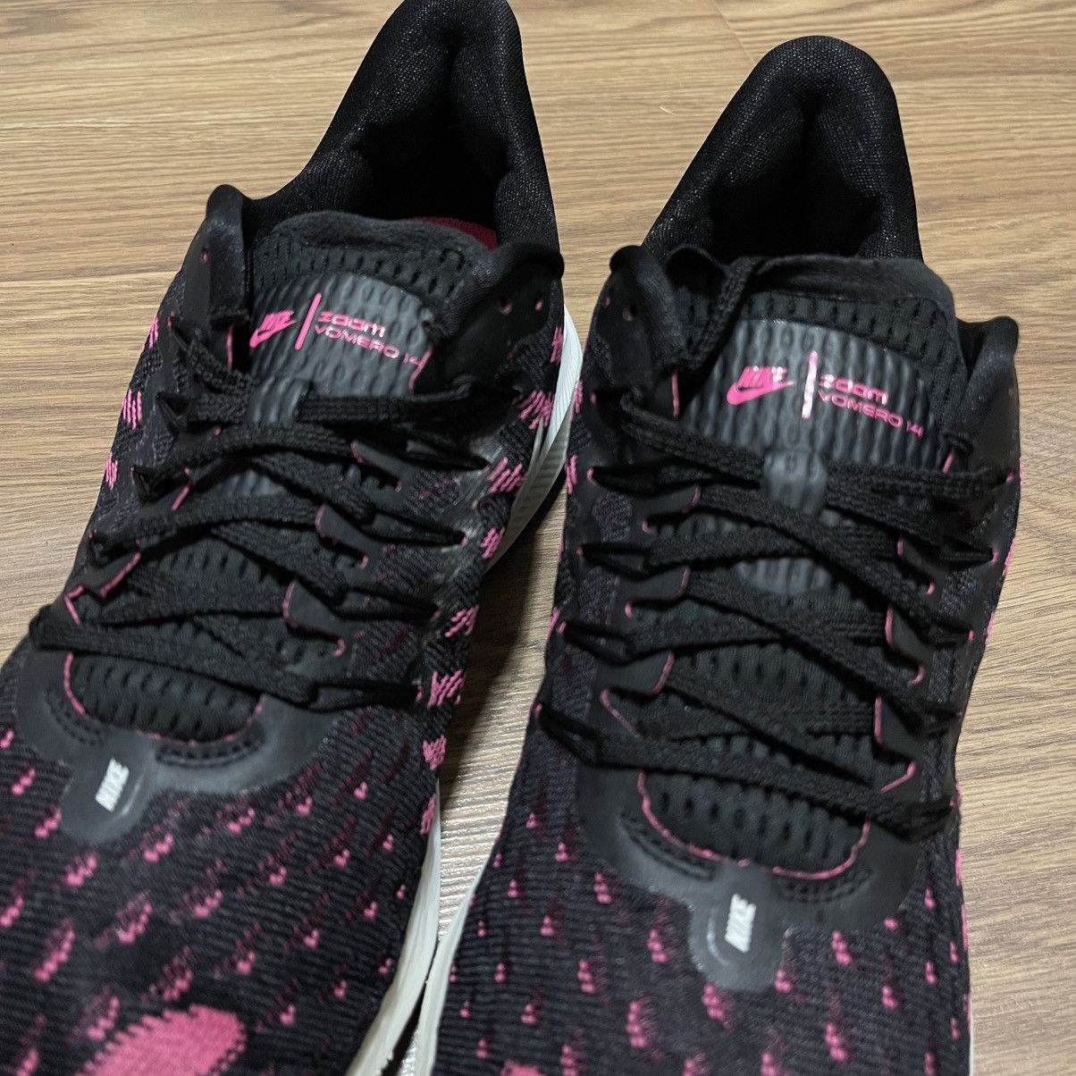 Nike Nike Air Zoom Vomero 14 Size 9 Black Pink React Size US 9 / EU 42 - 5 Thumbnail
