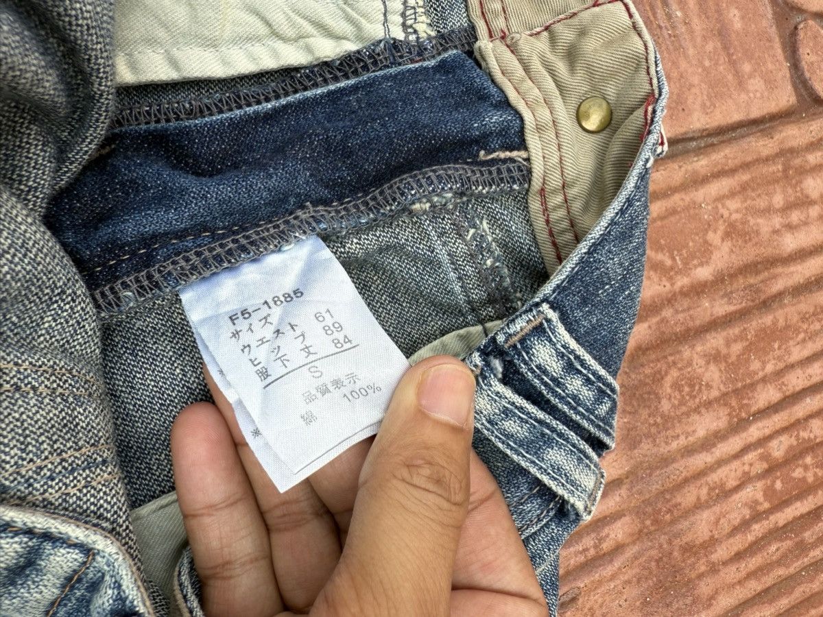 Marithe + Francois Girbaud MARITHE FRANCOIS GIRBAUD Flare Denim Rare Design Size 31" - 18 Thumbnail