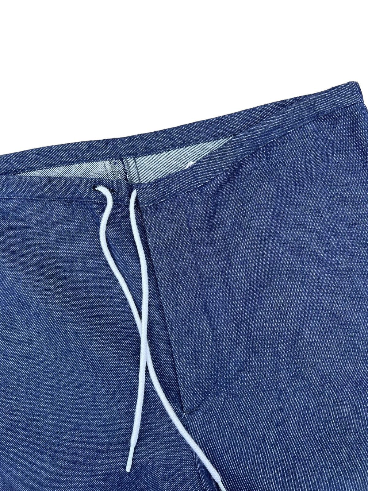 Danton Vintage Danton France Draw String Denim Trouser Pant Size US 29 - 5 Thumbnail
