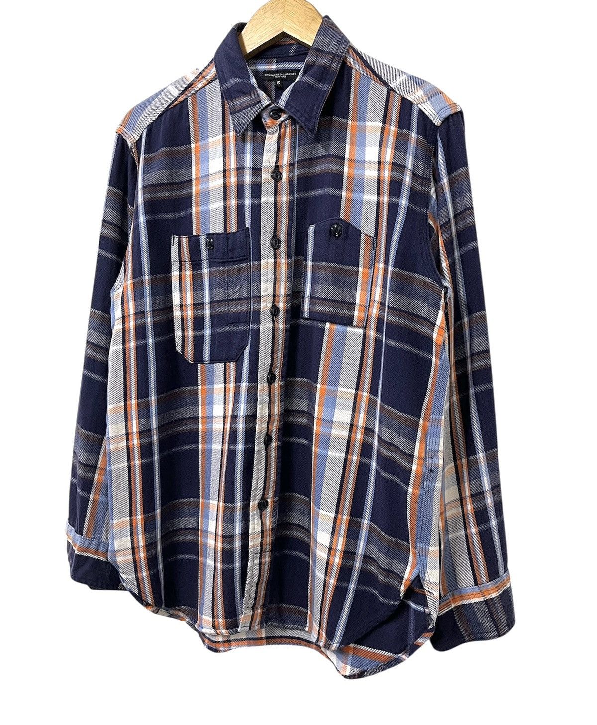 Engineered Garments ENGINEERED GARMENTS CHECKED TWILL PLAID WORK SHIRT Size US S / EU 44-46 / 1 - 5 Thumbnail