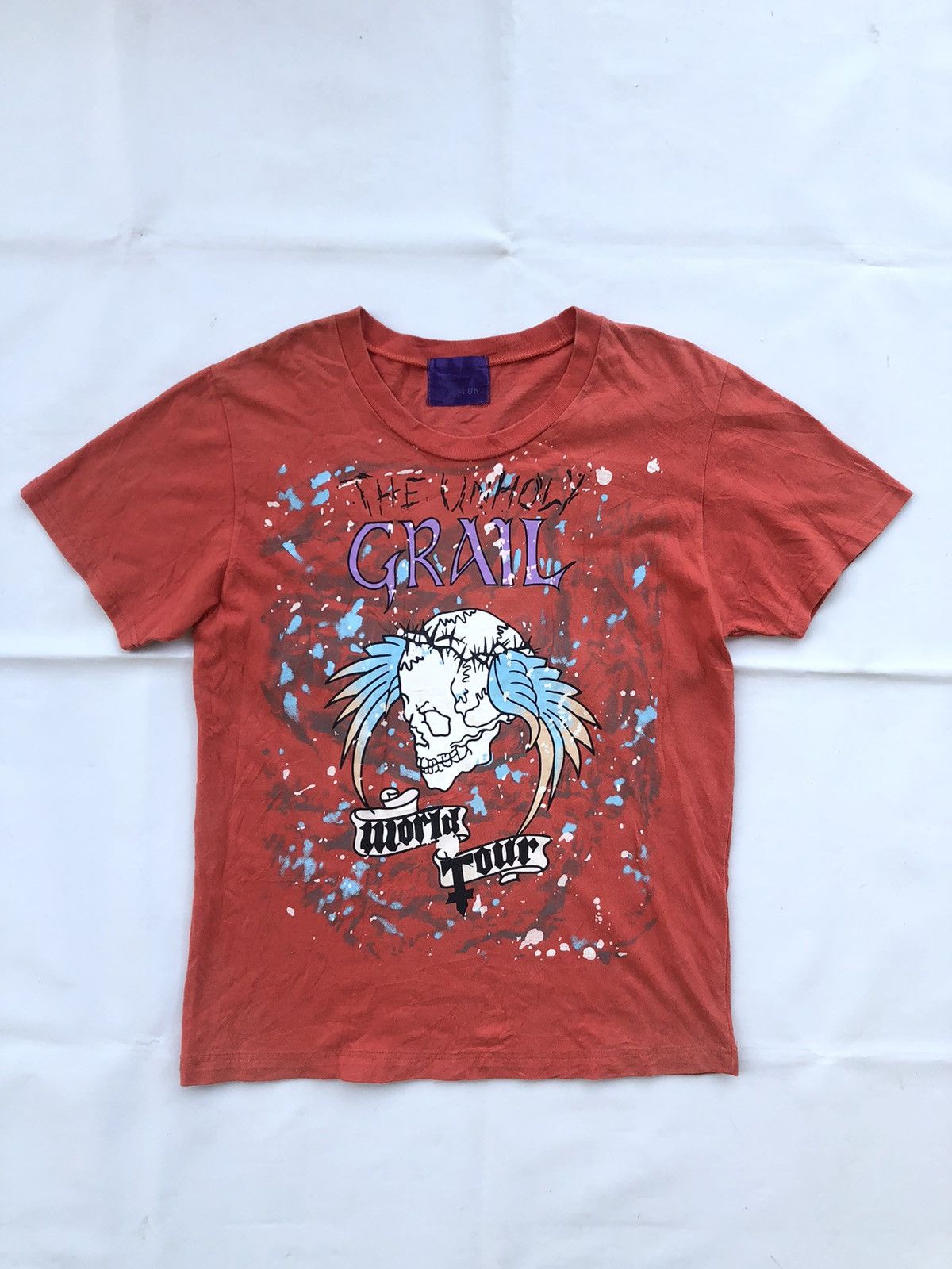 Japanese Skull The Unholy Grail World Tour Rock Punk Style