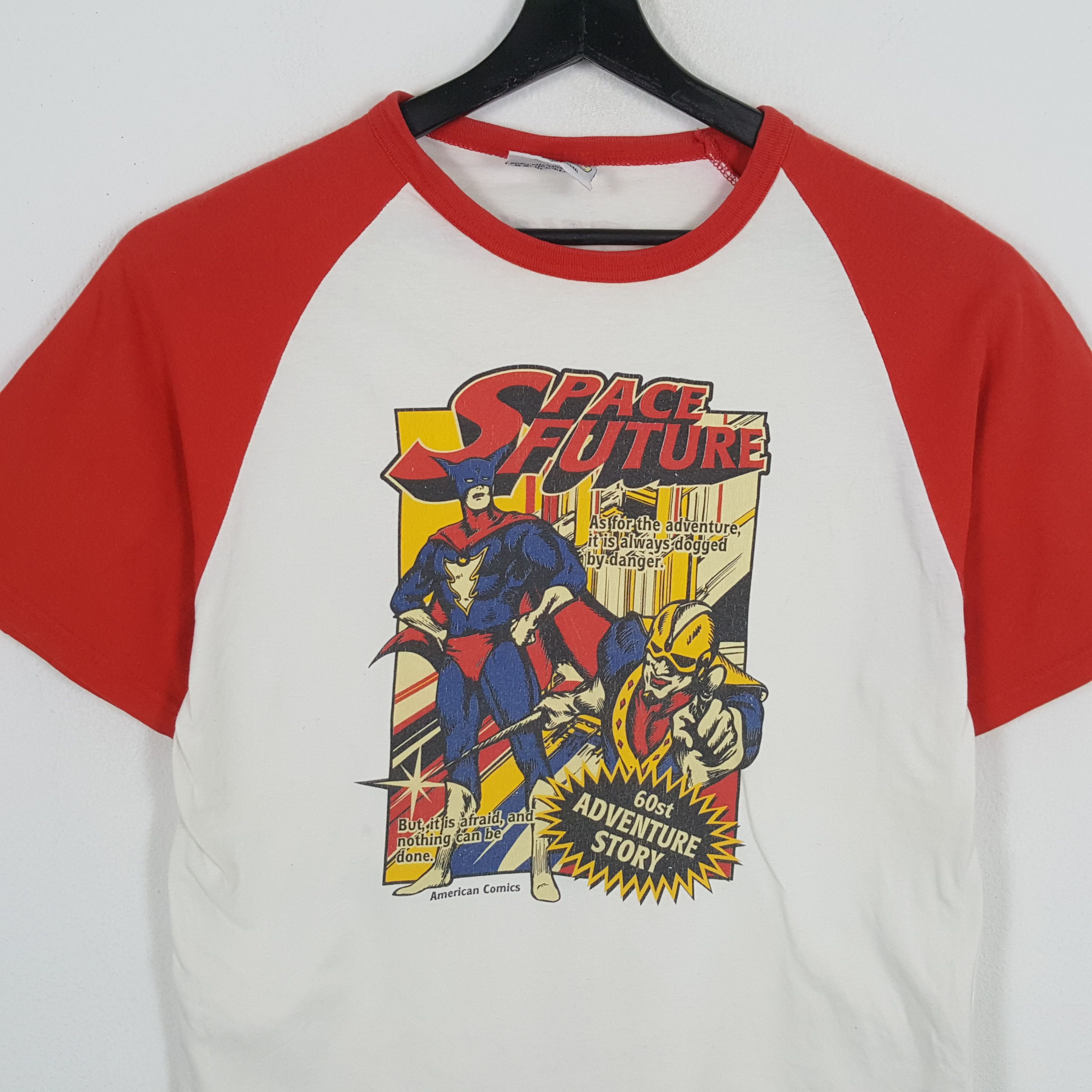 Vintage SPACE FUTURE American Comic Tshirt Size US M / EU 48-50 / 2 - 2 Thumbnail
