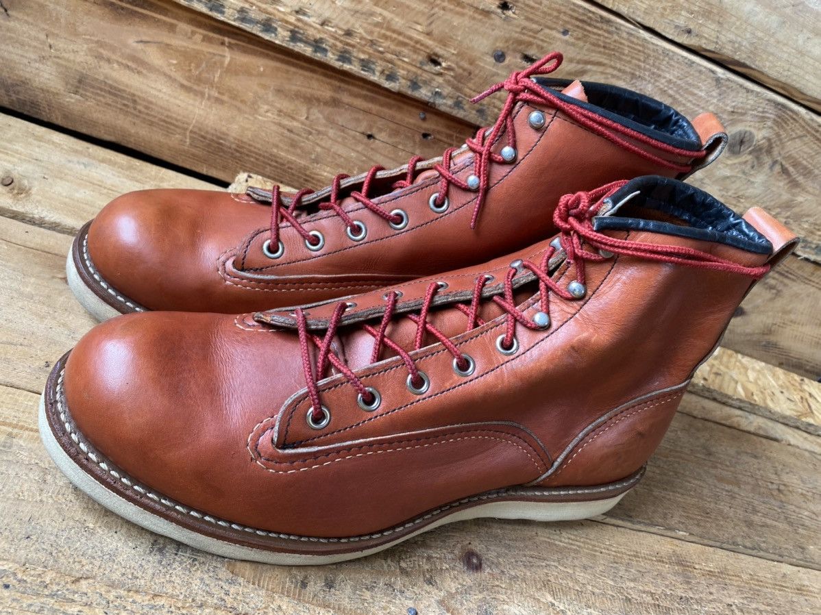 Red Wing Redwing lineman ,oro russet ,round monkey boots Us 10D uk 9 Size US 10 / EU 43 - 6 Thumbnail