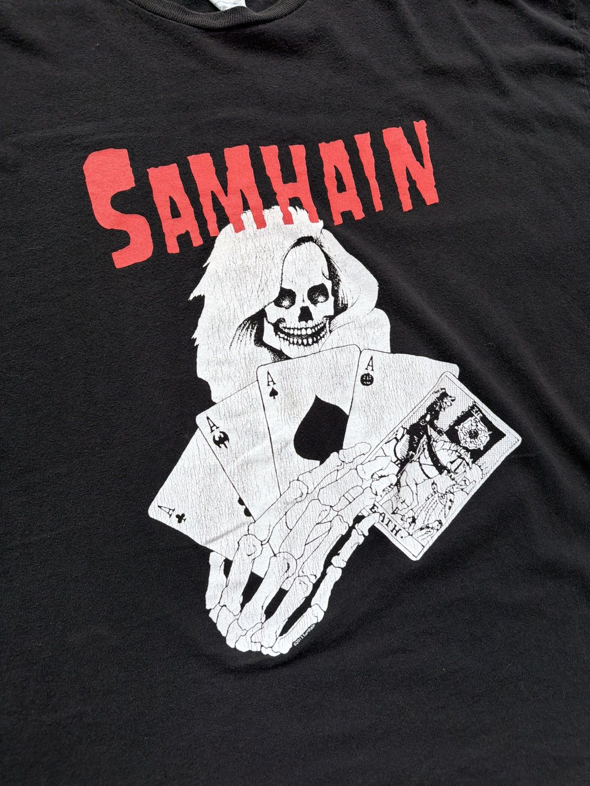 Vintage Vintage Samhain Skeleton Tee Size US XXL / EU 58 / 5 - 2 Thumbnail