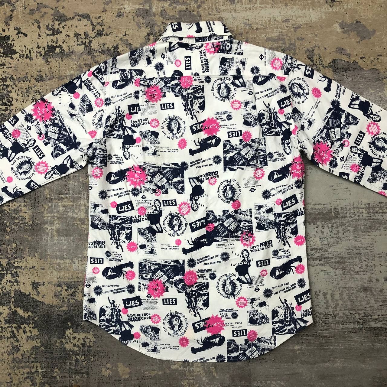 Xlarge T182 XLARGE X JAMIE REID PUNK NEWSPAPER SHIRTS Size US S / EU 44-46 / 1 - 2 Thumbnail