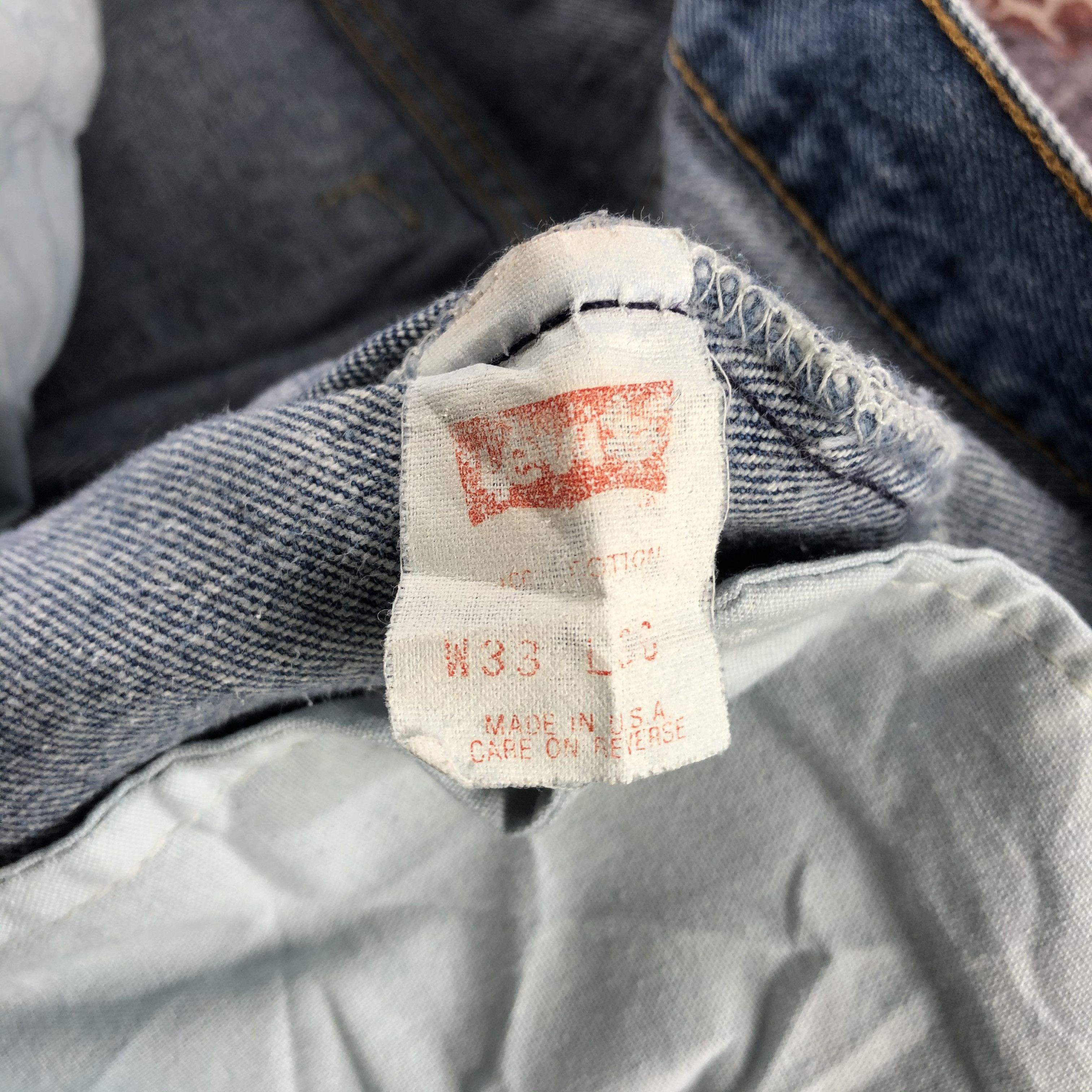 Levi's Vintage 90s Stone Wash Levis 501 Jeans-JM3168 Size US 31 - 11 Thumbnail