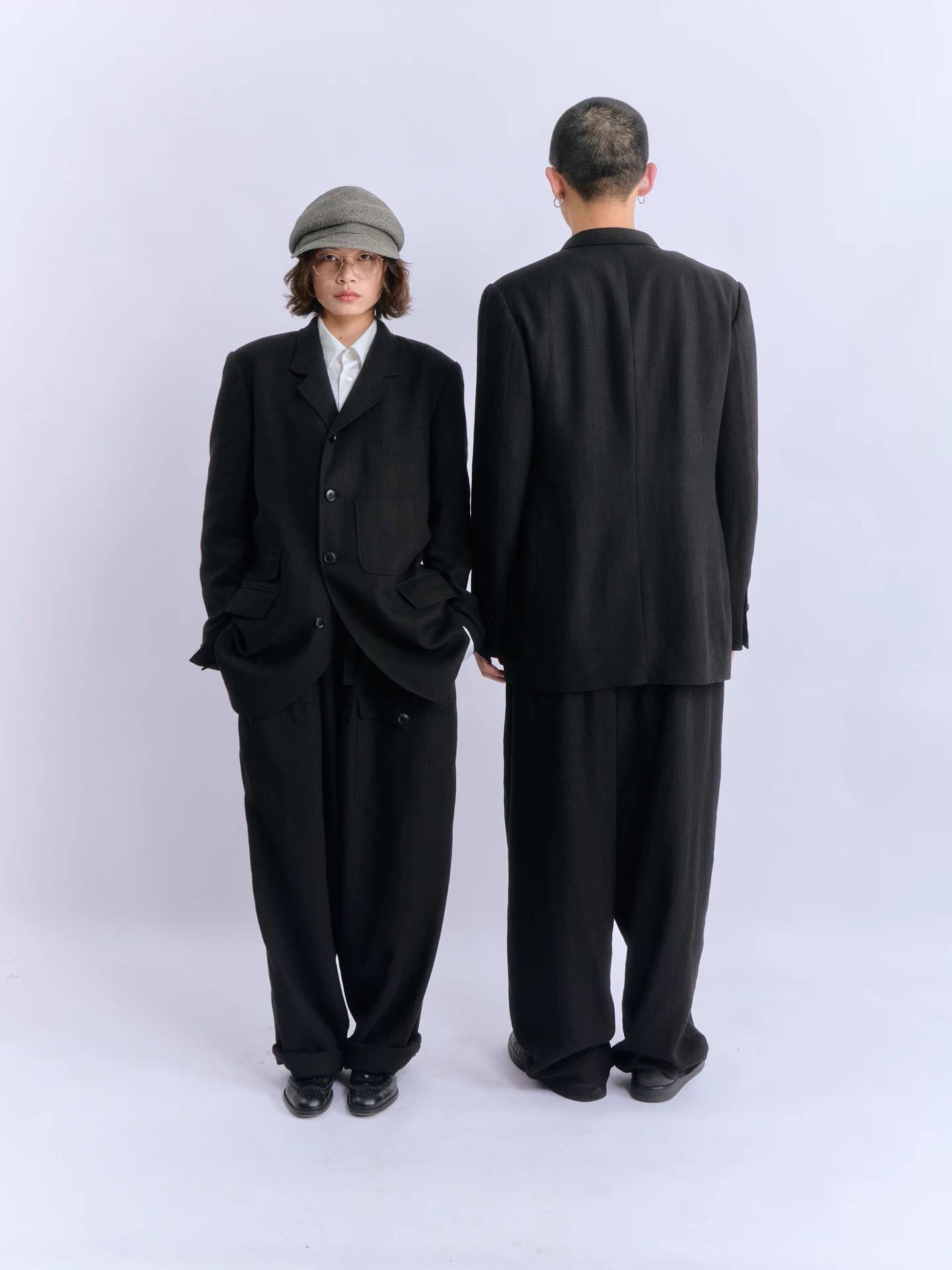 Other YUKIO SATO Ramie Tencel 5-Pocket Sack Jacket Size US S / EU 44-46 / 1 - 1 Thumbnail
